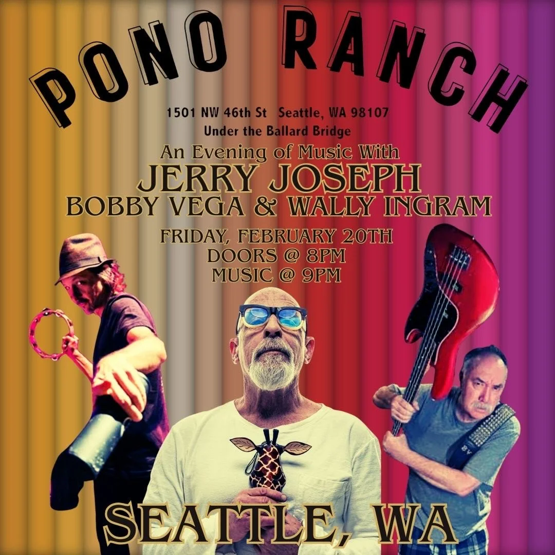 Jerry Joseph, Wally Ingham and Bobby Vega