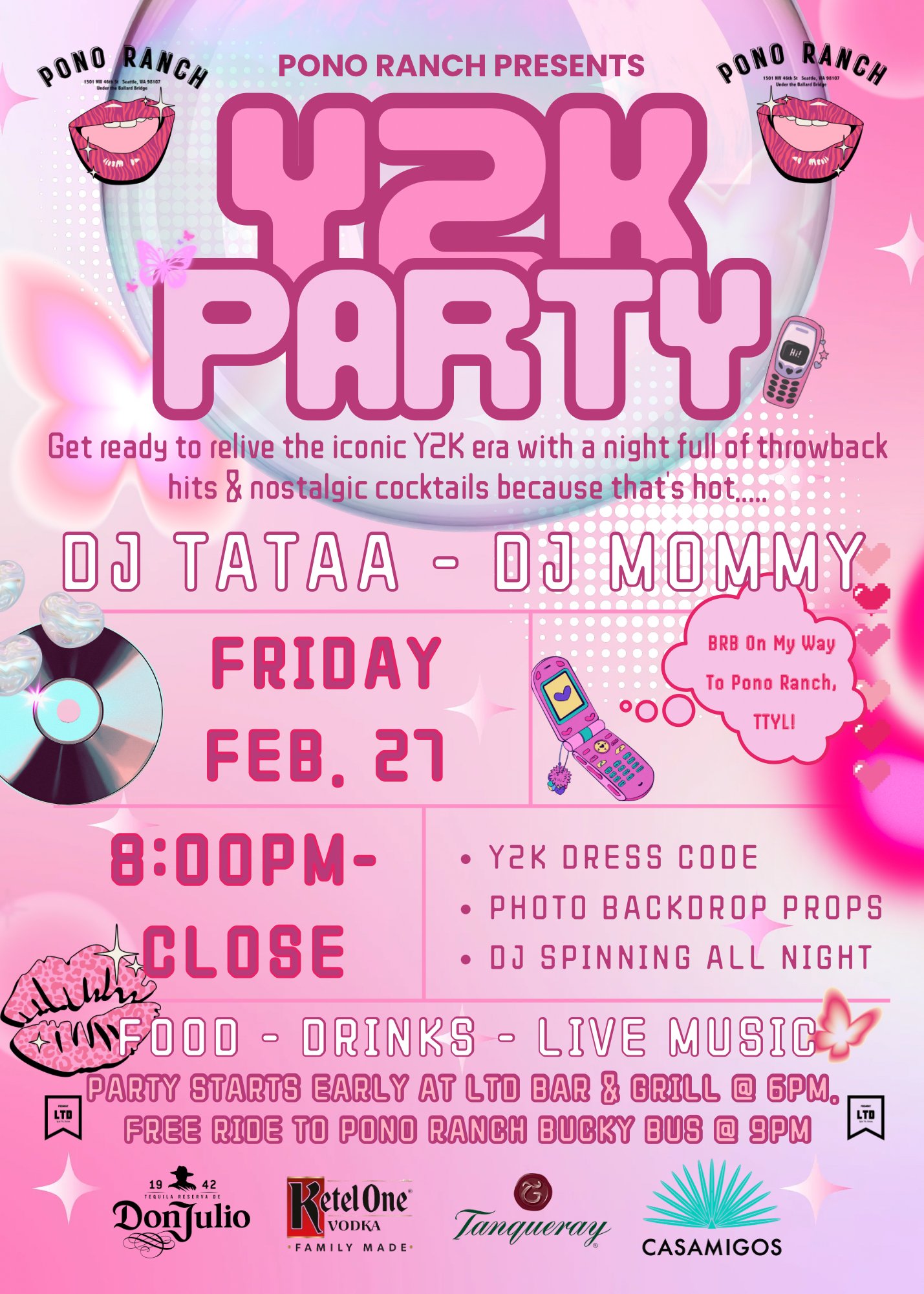 Y2K Party w/ Ketel One and Casamigos