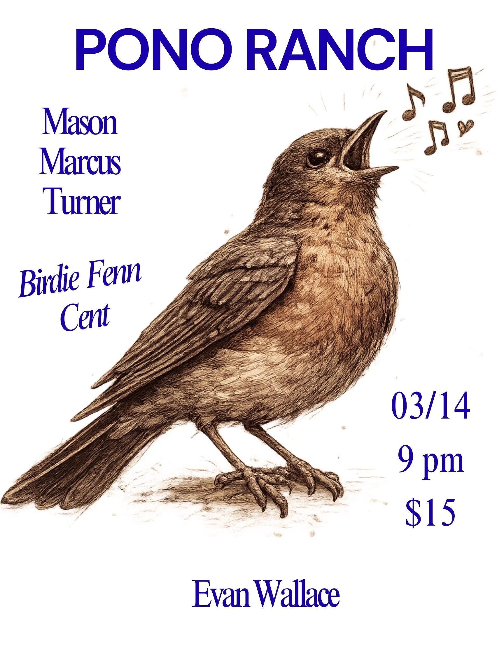 Mason Marcus Turner, Birdie Fenn Cent, Evan Wallace @ Pono Ranch