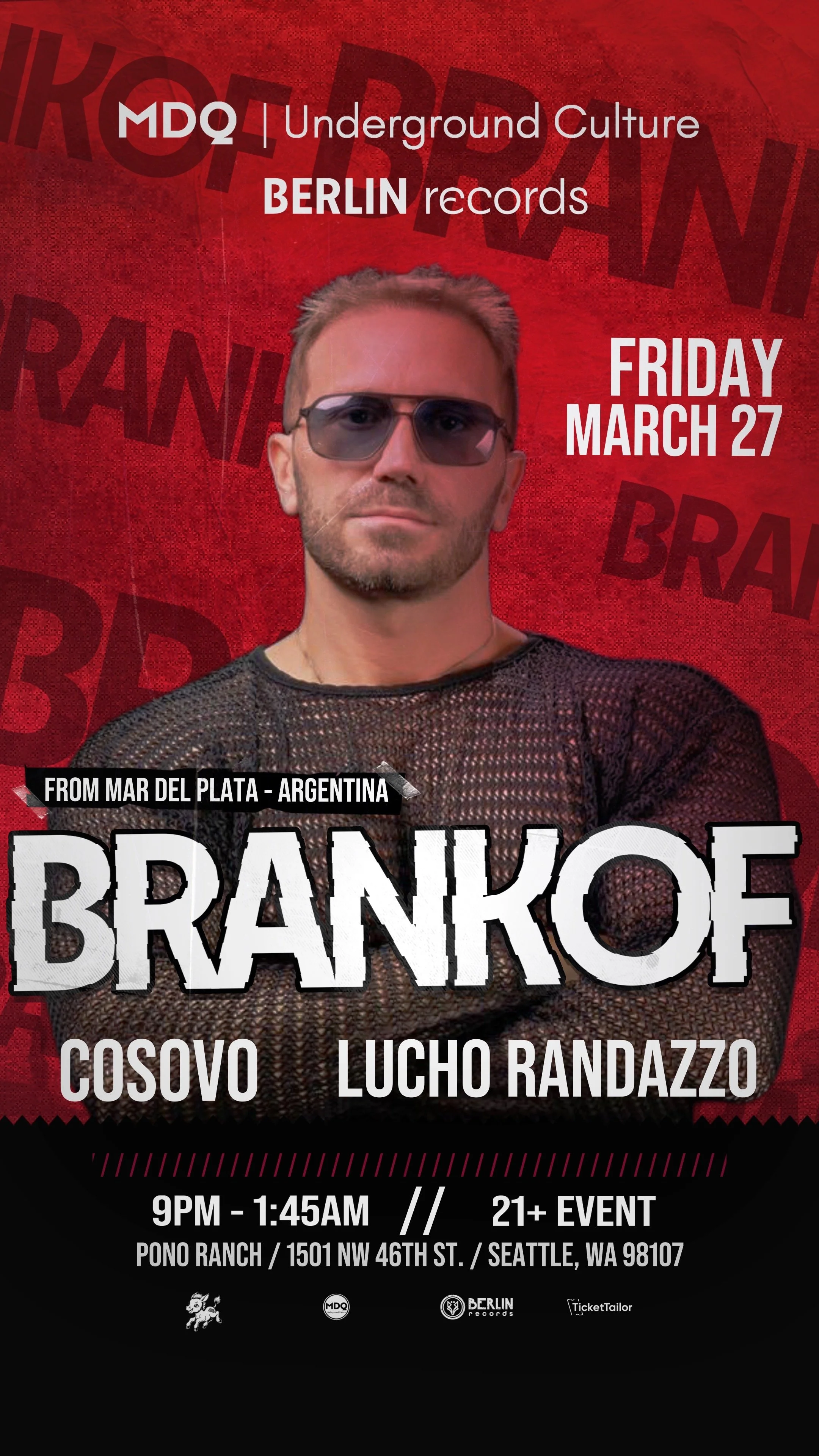 MDQ UNDERGROND PRESENTS: BRANKOF