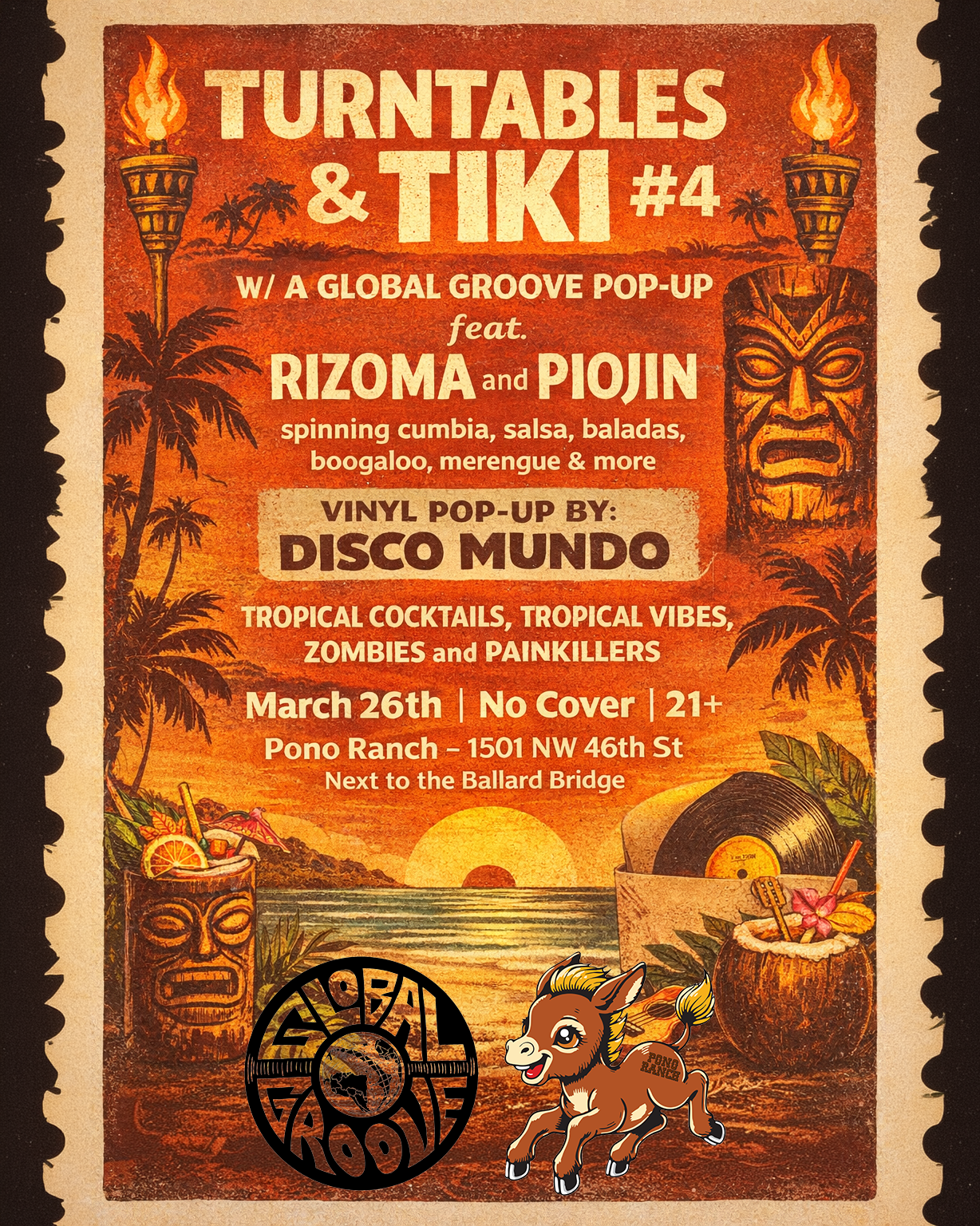 Turntables & Tiki w/ Global Groove