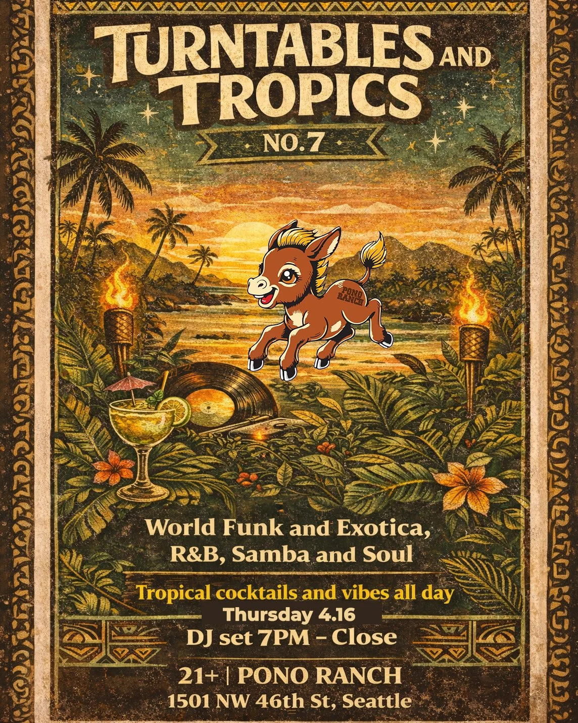 Turntables and Tiki w/ DJ Tomas