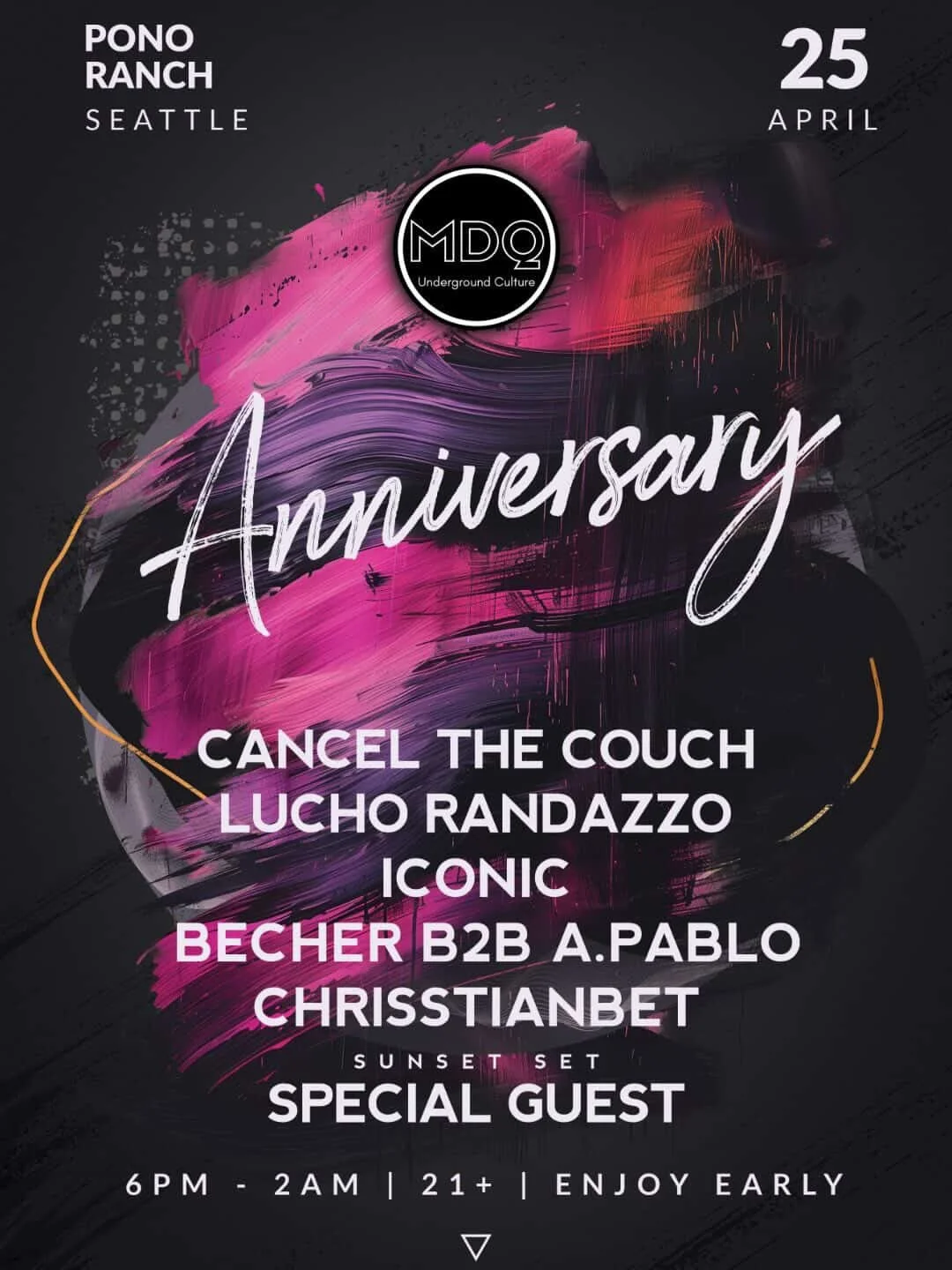 MDQ Underground Culture Anniversary