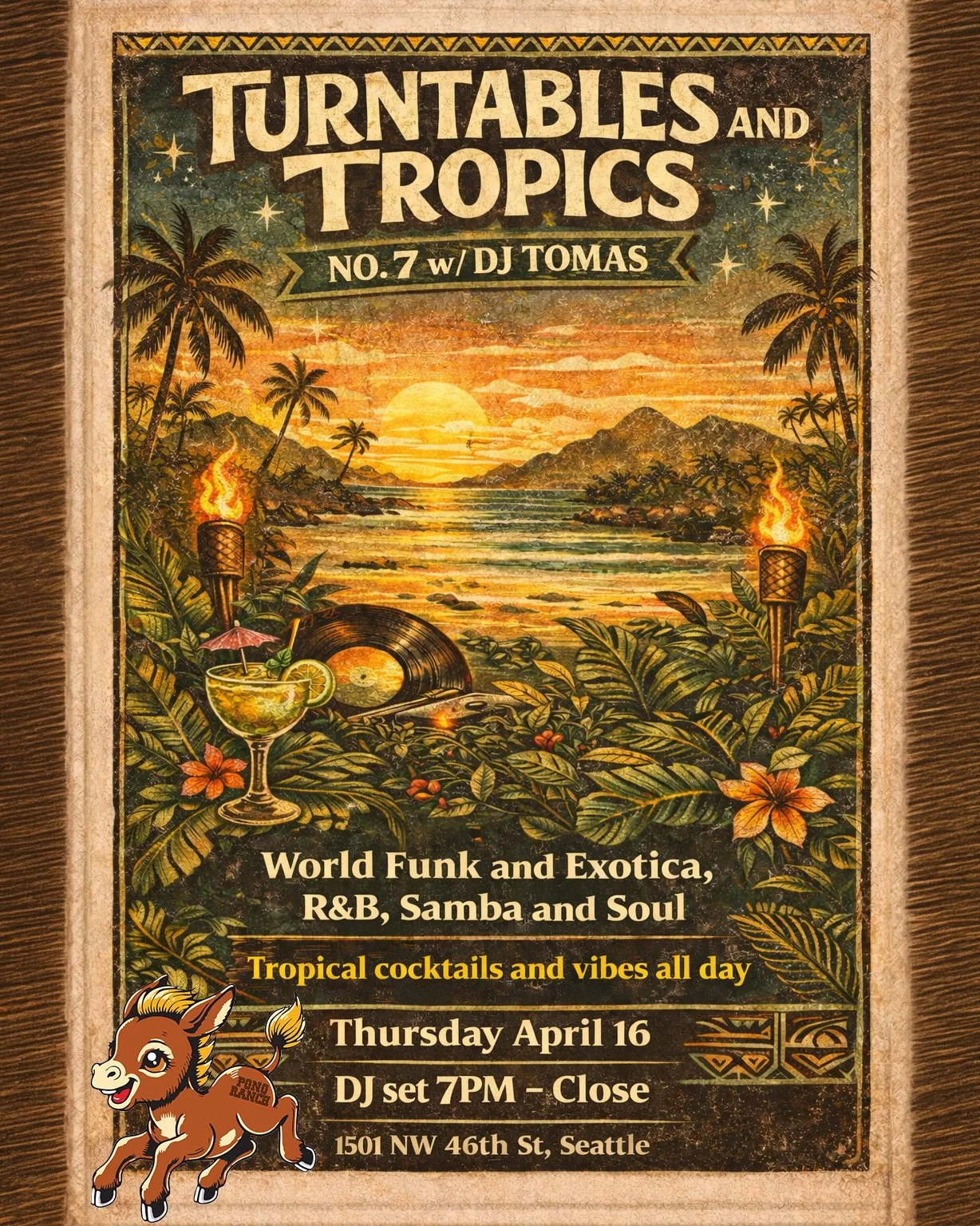 Turntables and Tiki w/ DJ Tomas