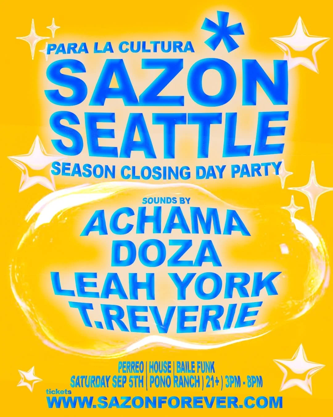 Sazon Seattle Season Closing Day Party