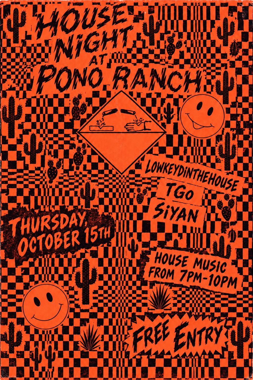 TGO presents: House night at Pono Ranch