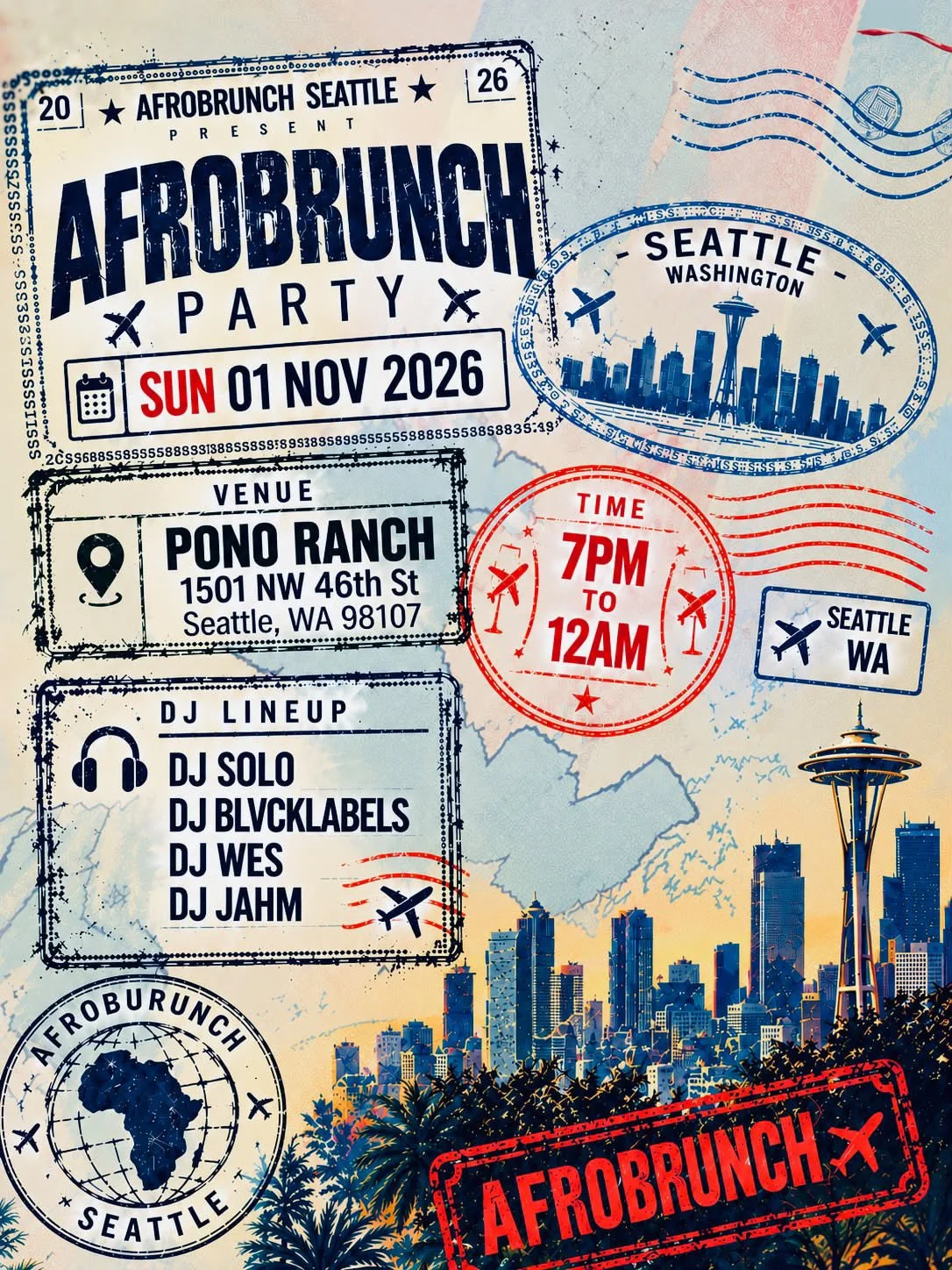 AFROBRUNCH SEATTLE PRESENTS : THE AFROWEEN PARTY!