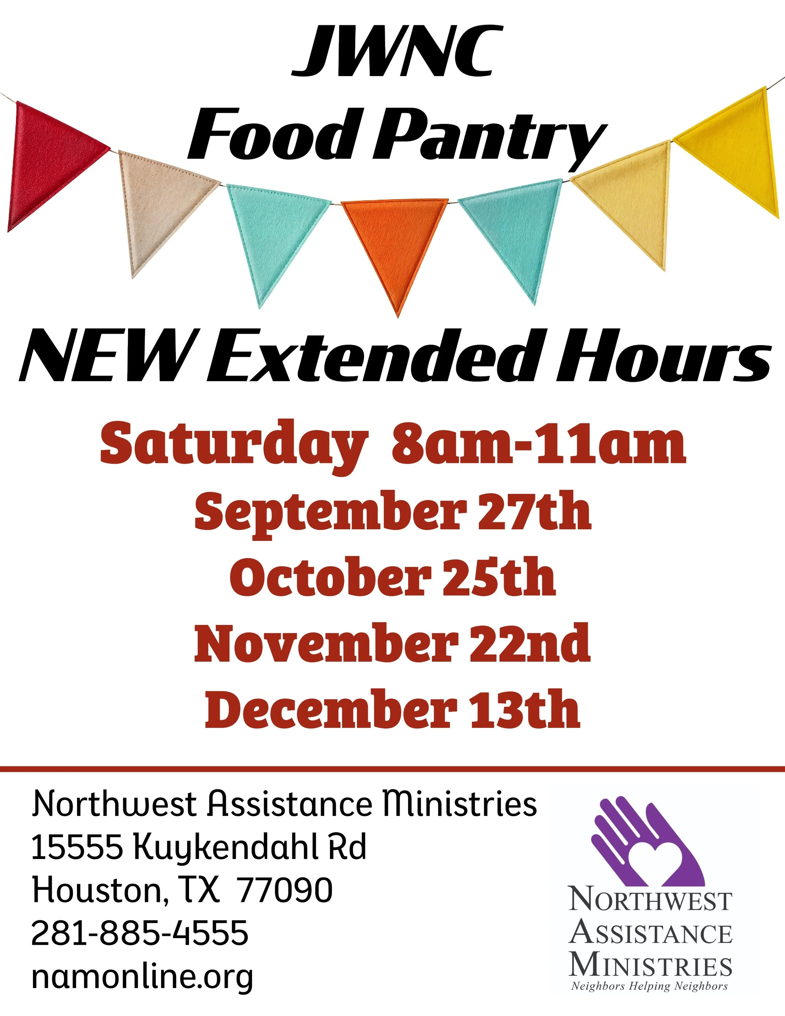 Food Pantry Hours