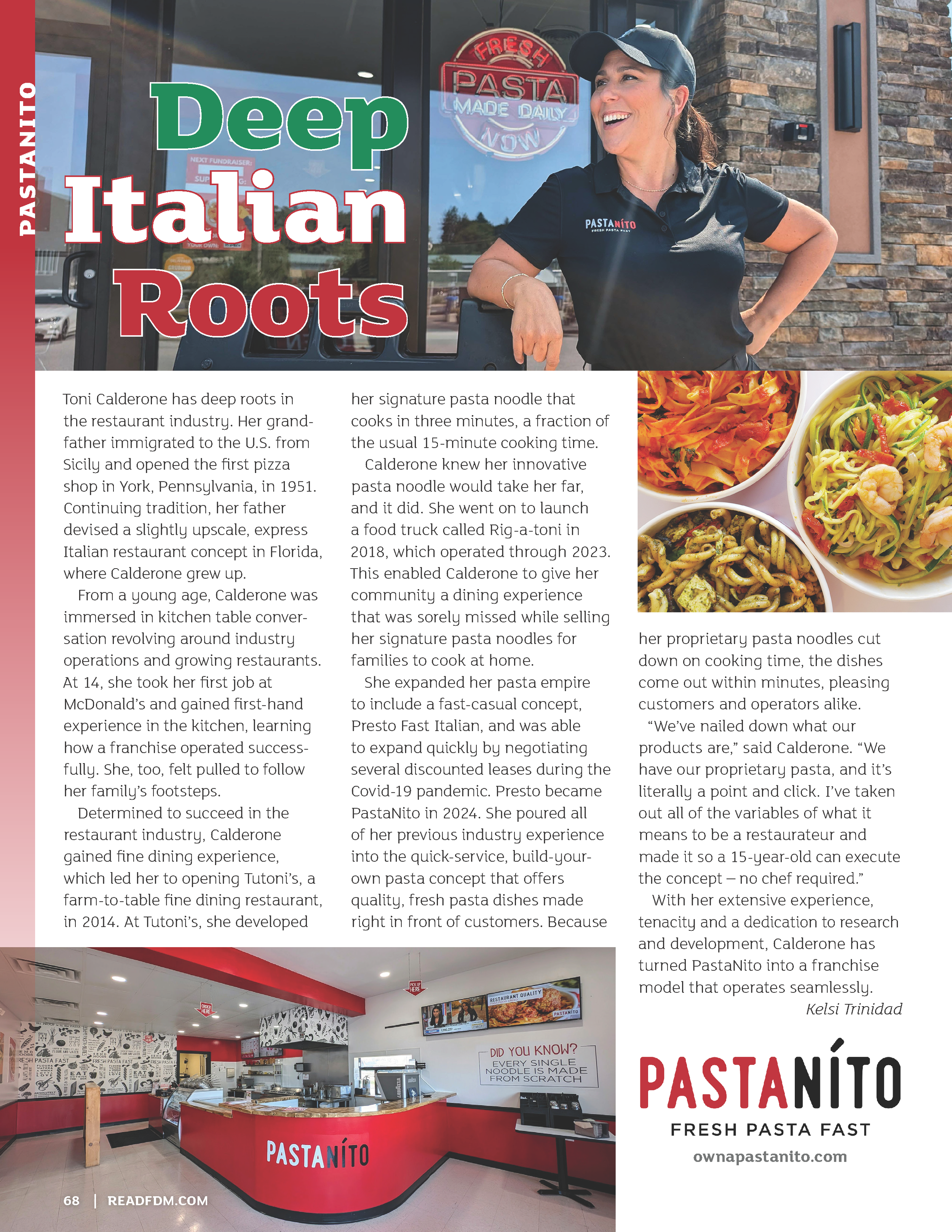 Deep Italian Roots: FDM Magazine