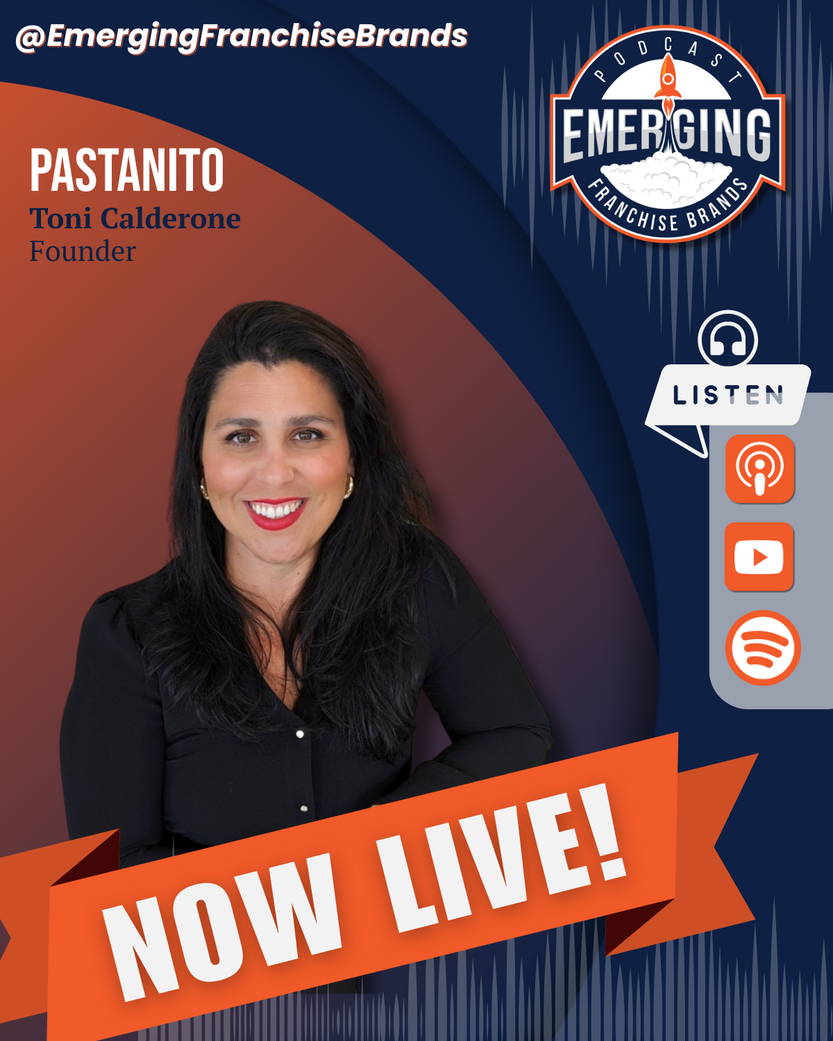 Featured on the Emerging Franchise Brands Podcast — PastaNito Franchising