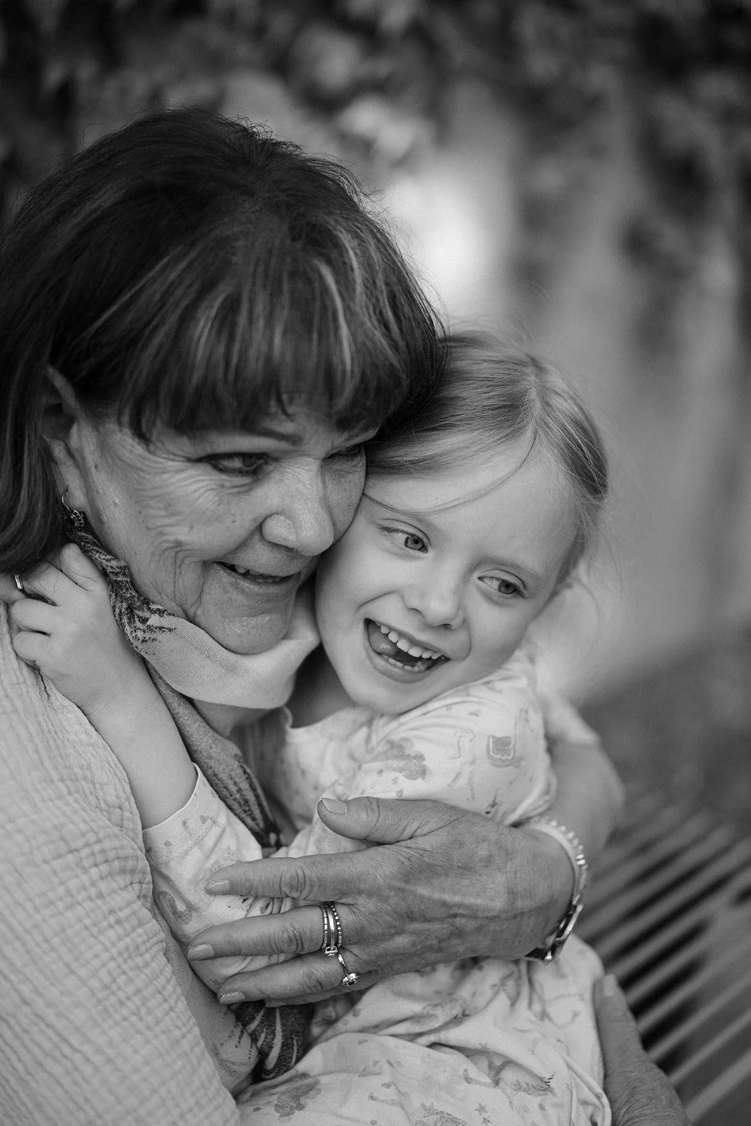 grandparents and children photography