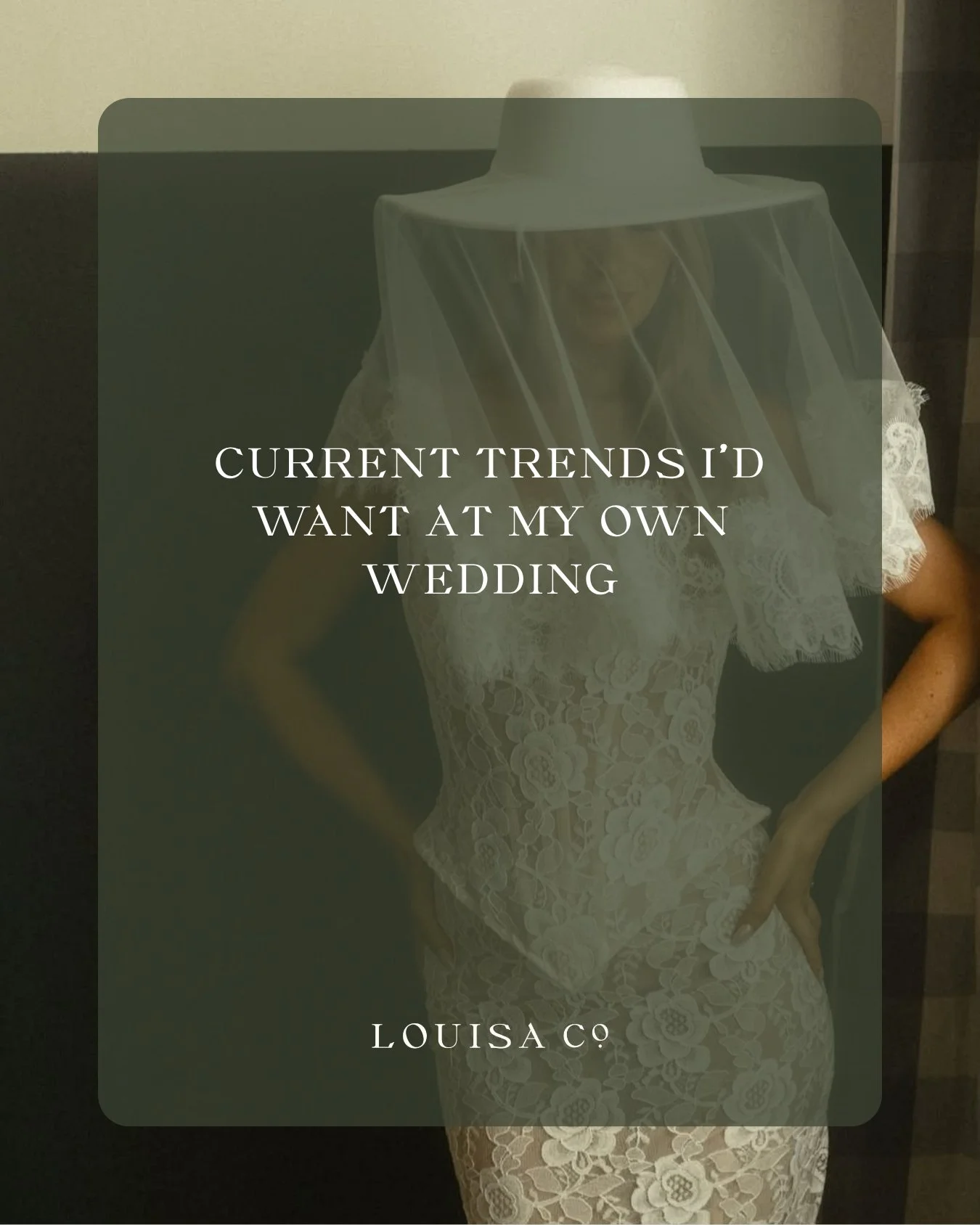 If I were a 2027 bride... 💍

It feels like every year brings a whole new wave of wedding trends, and honestly, it can be hard to keep up.

I&rsquo;ll always say that the most important thing is making your wedding feel true to you as a couple. But w