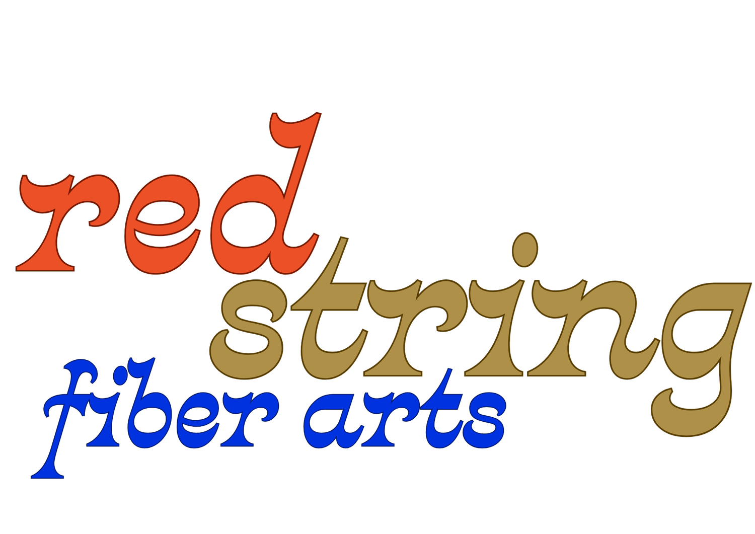 red string fiber arts