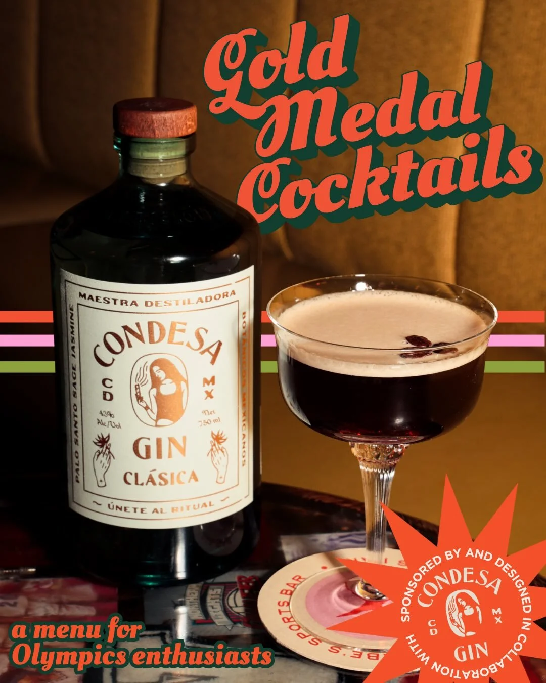 we&rsquo;re serious about being all in on the Olympics and Paralympics and are here to prove it with our Gold Medal Cocktails - this menu takeover with @condesagin is only around during the winter games so get in here and experience them while you ca