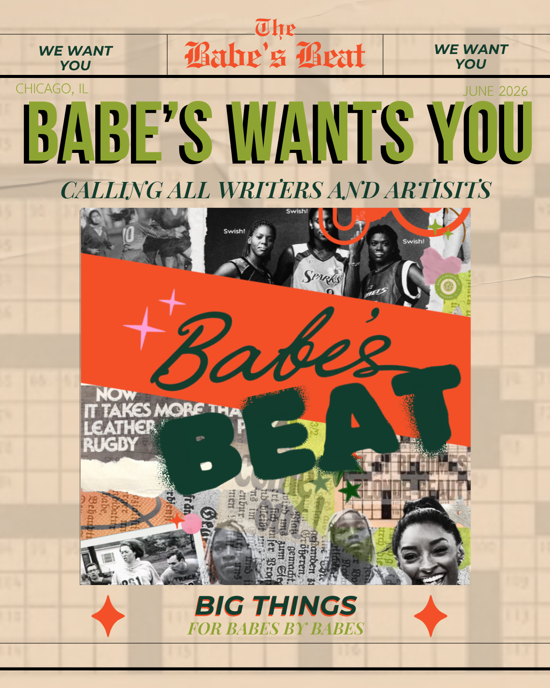 Extra! Extra! Read all about it! The Babe’s Beat is here!