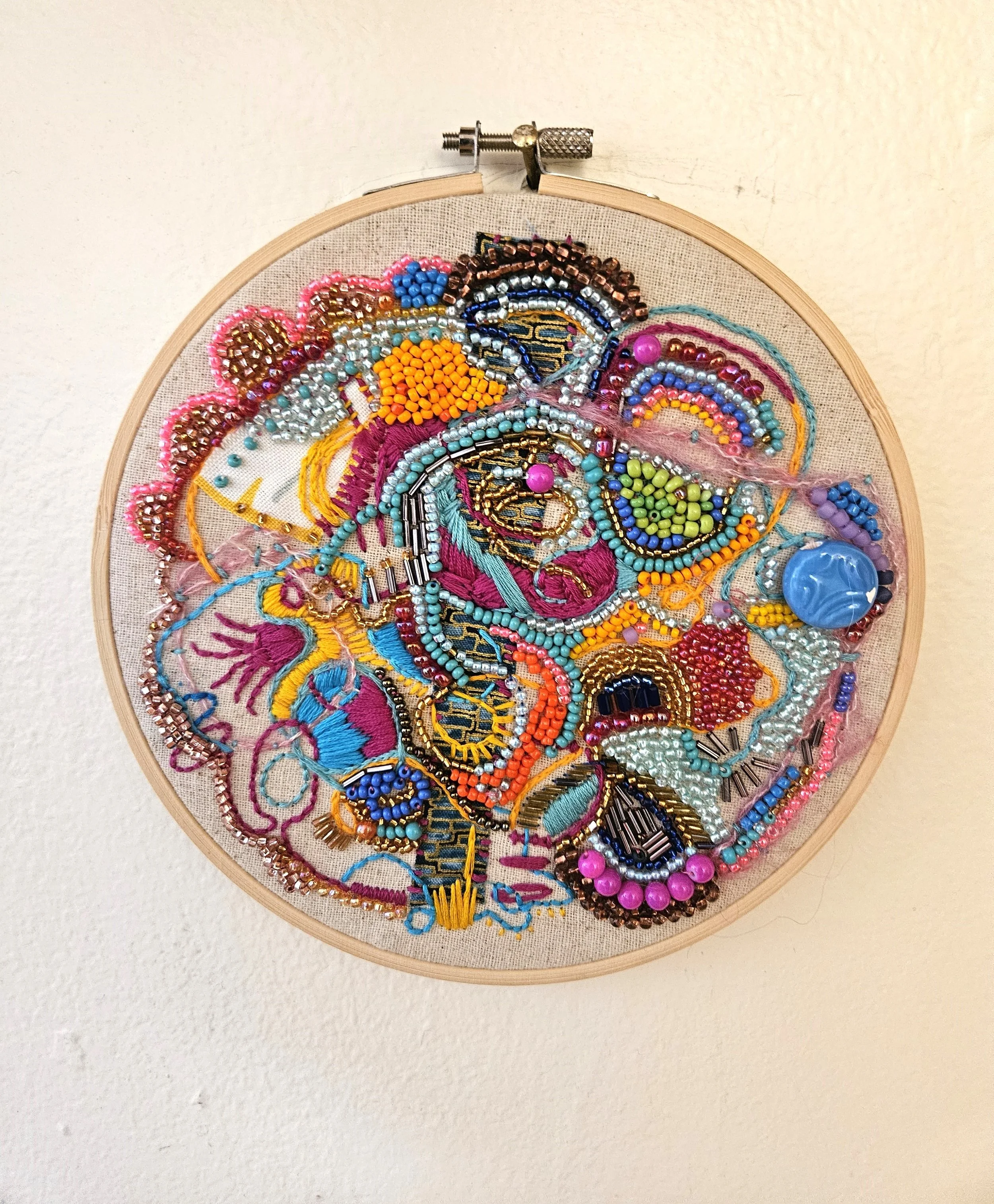 Intuitive Embroidery Workshop at Peel Gallery
