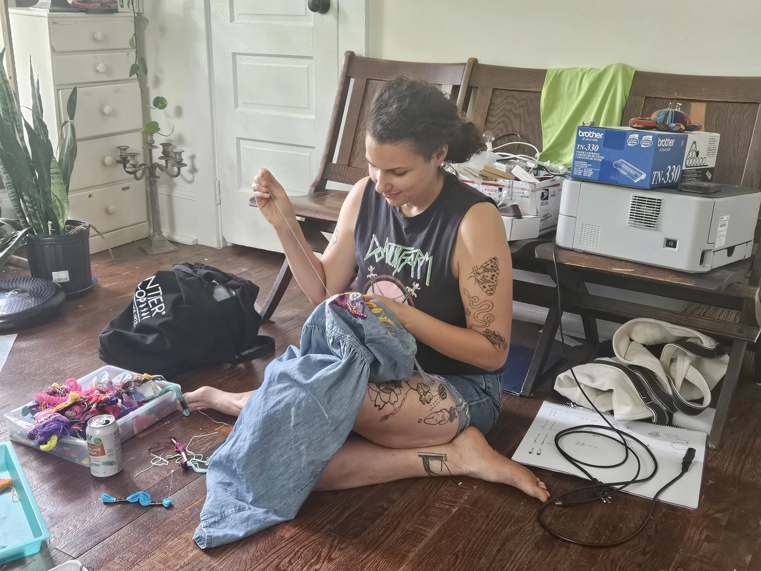 Intro to Intuitive Embroidery at Cecy's Gallery: SATURDAY NOVEMBER 15th