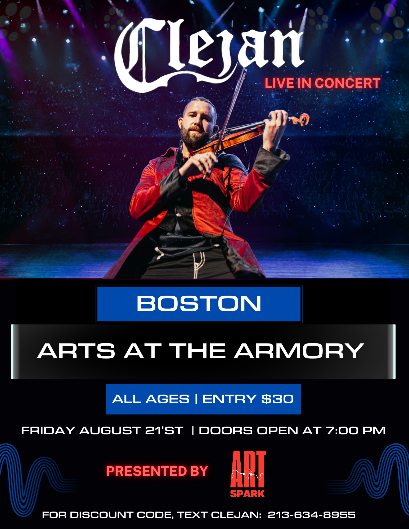 ArtSpark Presents: Clejan Live in Boston