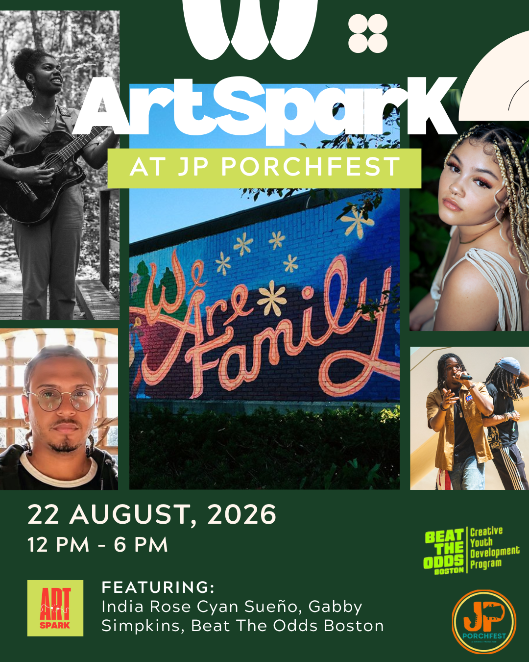 ArtSpark @ Jamaica Plain Porchfest