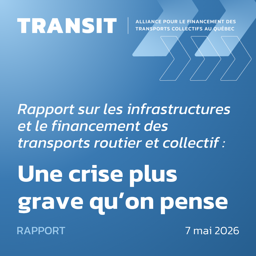 Crise des infrastructures en transport