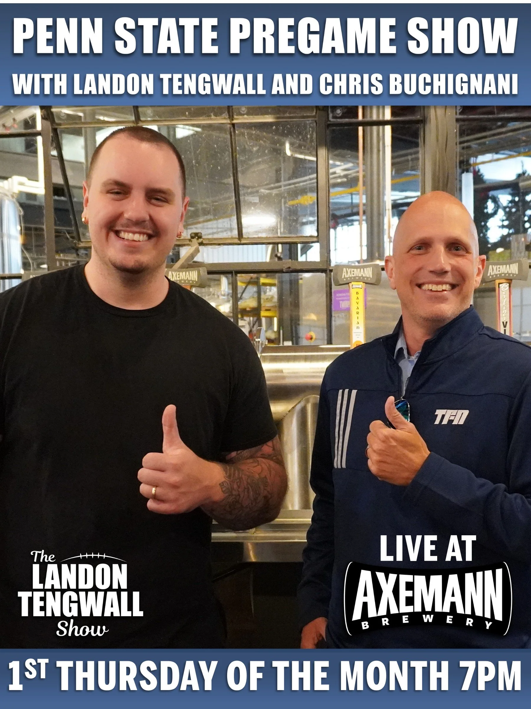 Penn State Pregame Show Live at Axemann