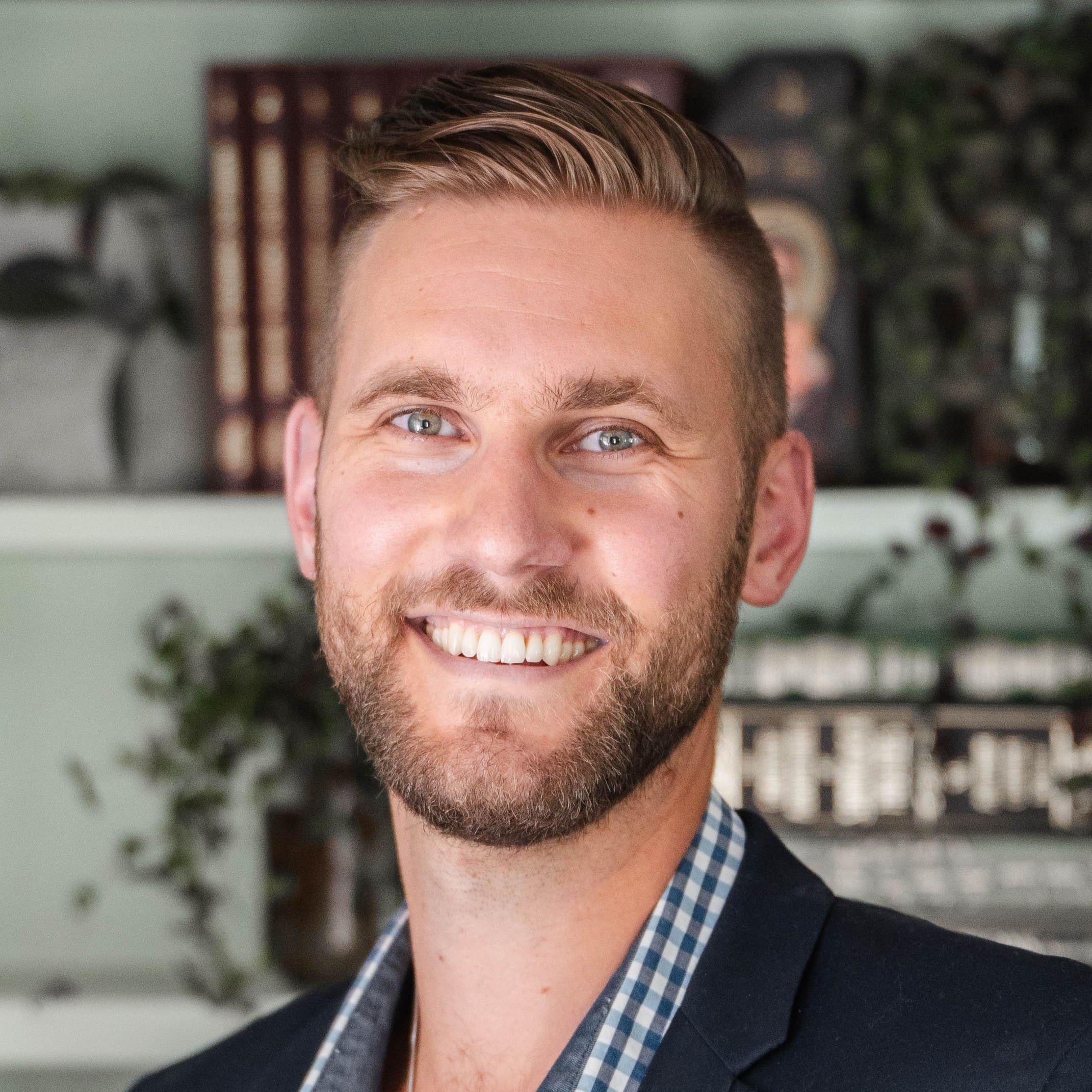 Headshot of clark jaman, a catholic counsellor based in saskatoon