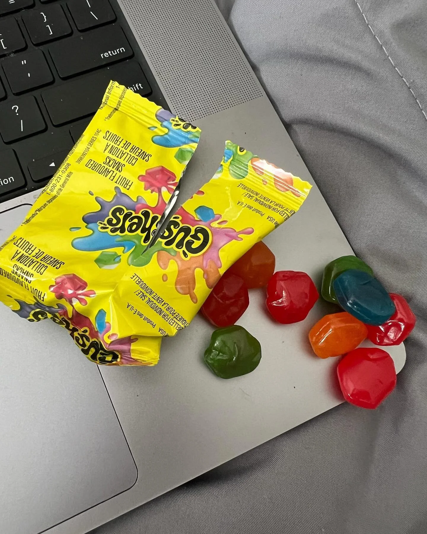 How many gushers do you think I can fit into my mouth at once?