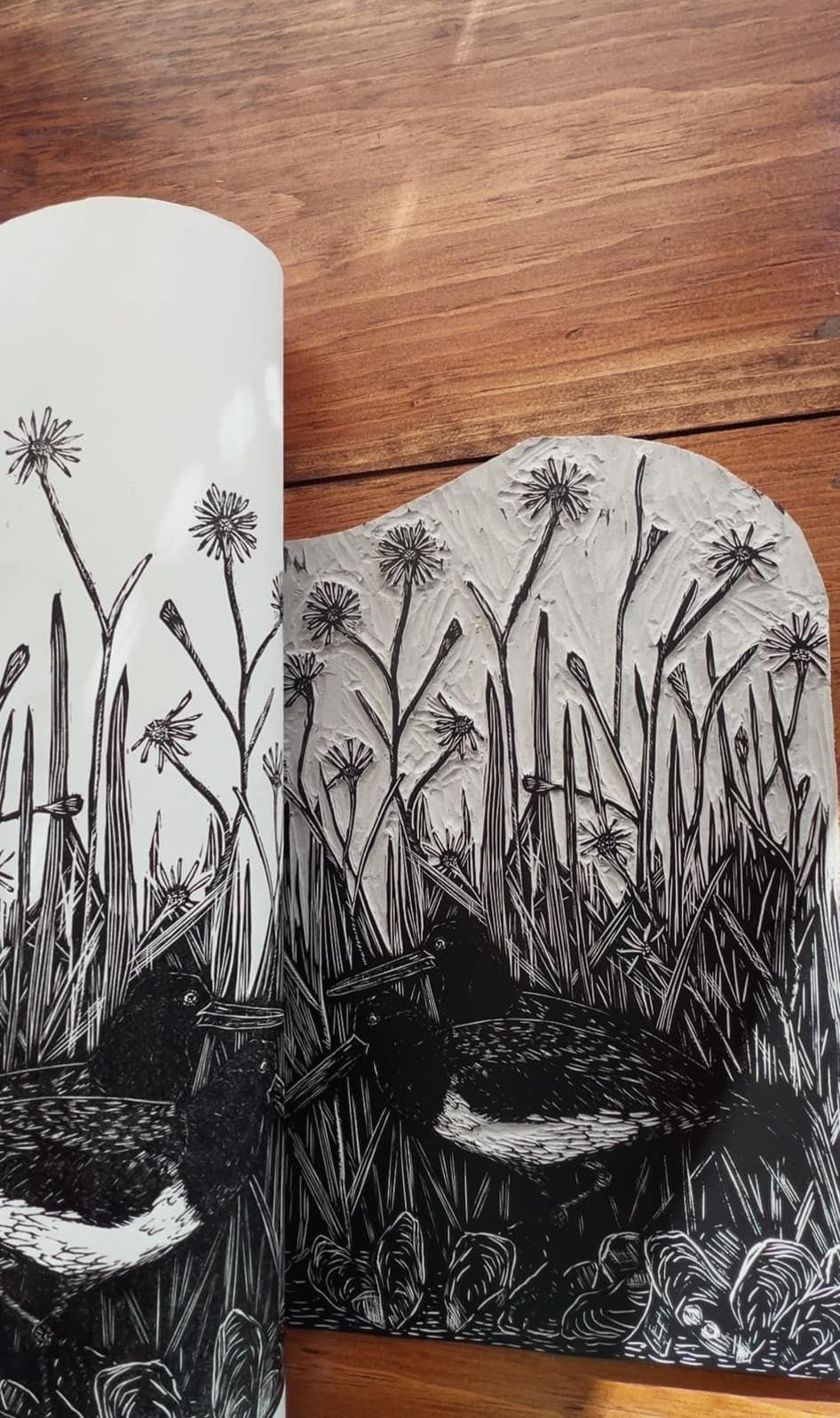salt marsh aster print