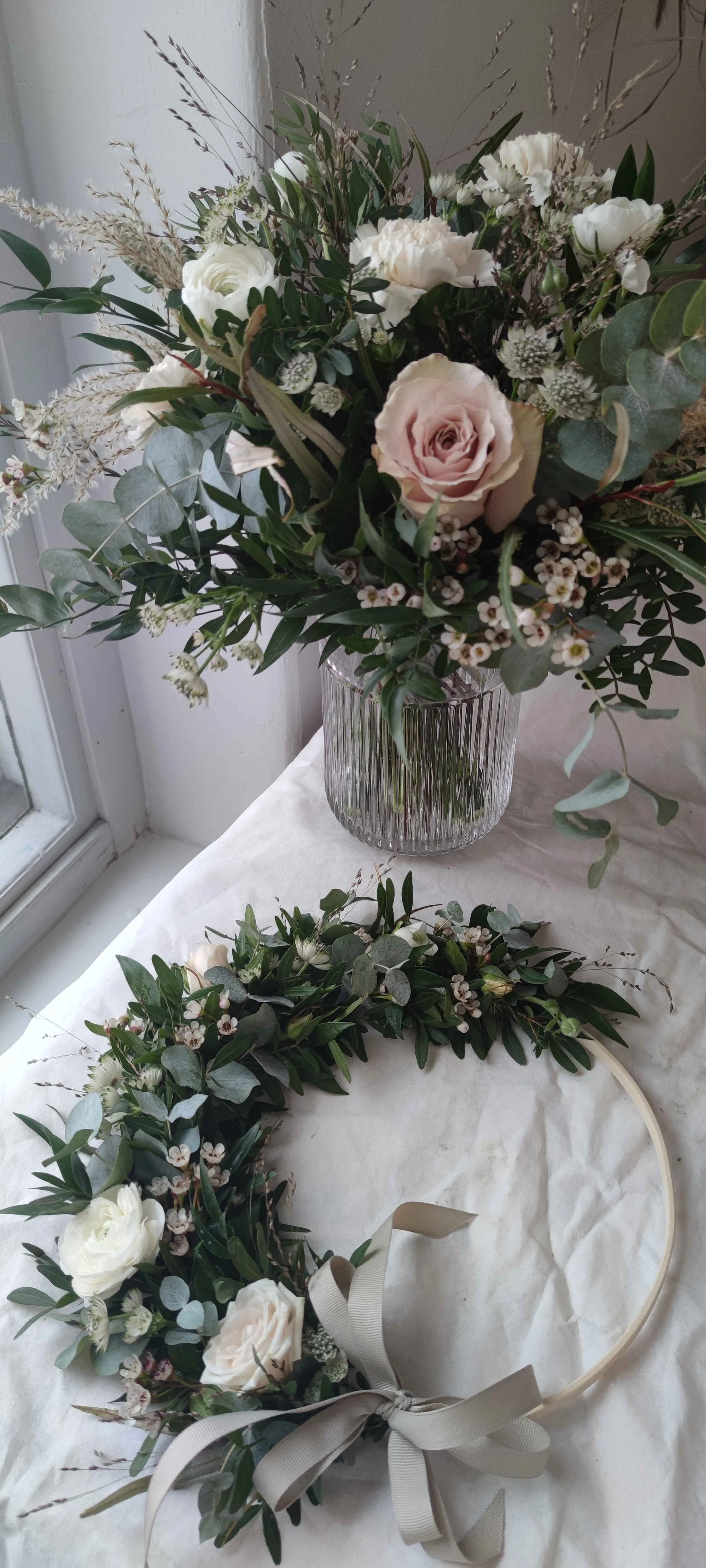 Ja9595 Ristiäissetti - Rosa — Kukkastudio UnelMia | Laadukasta ja luovaa ...