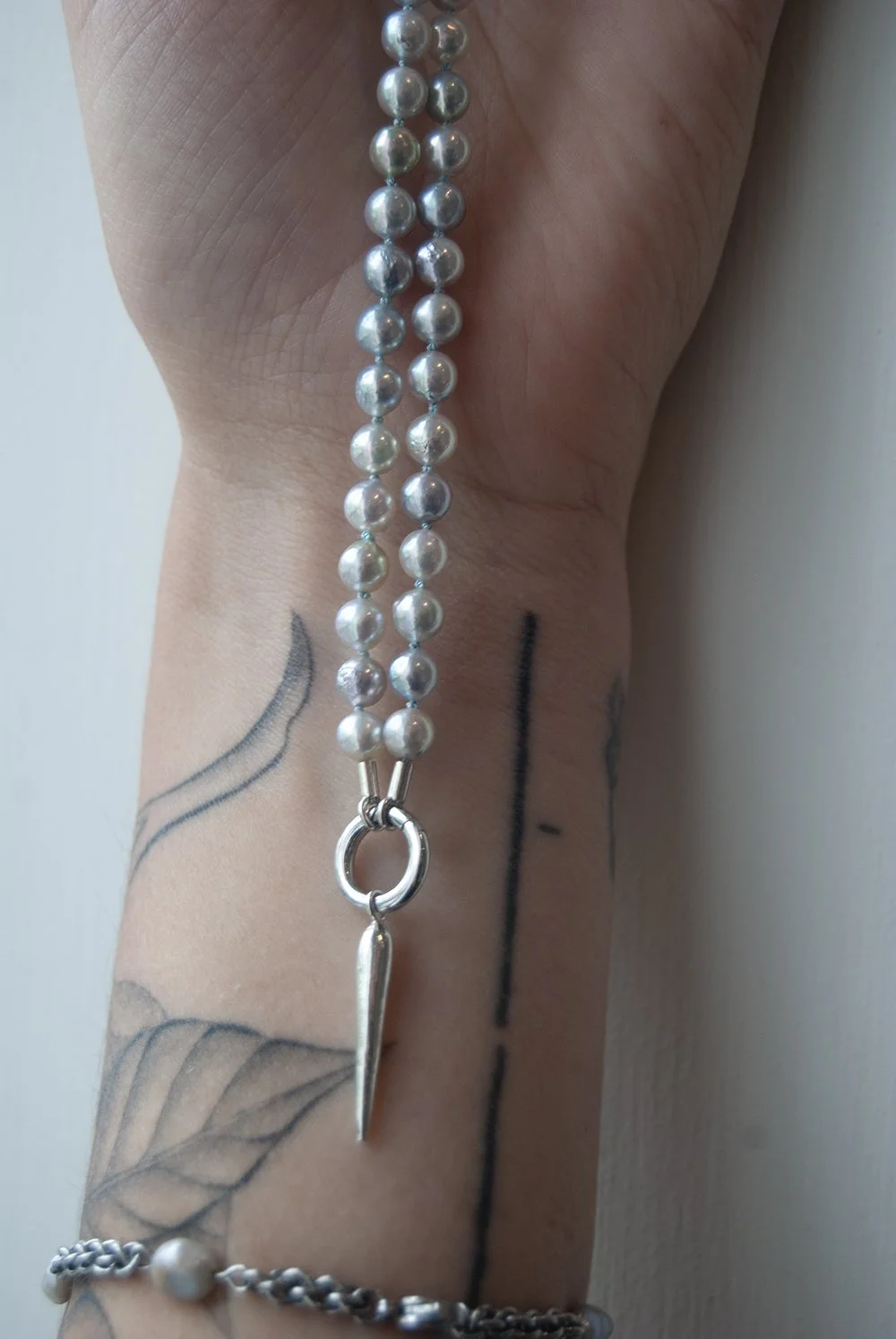 Ocean Mist Keshi Pearl Strand