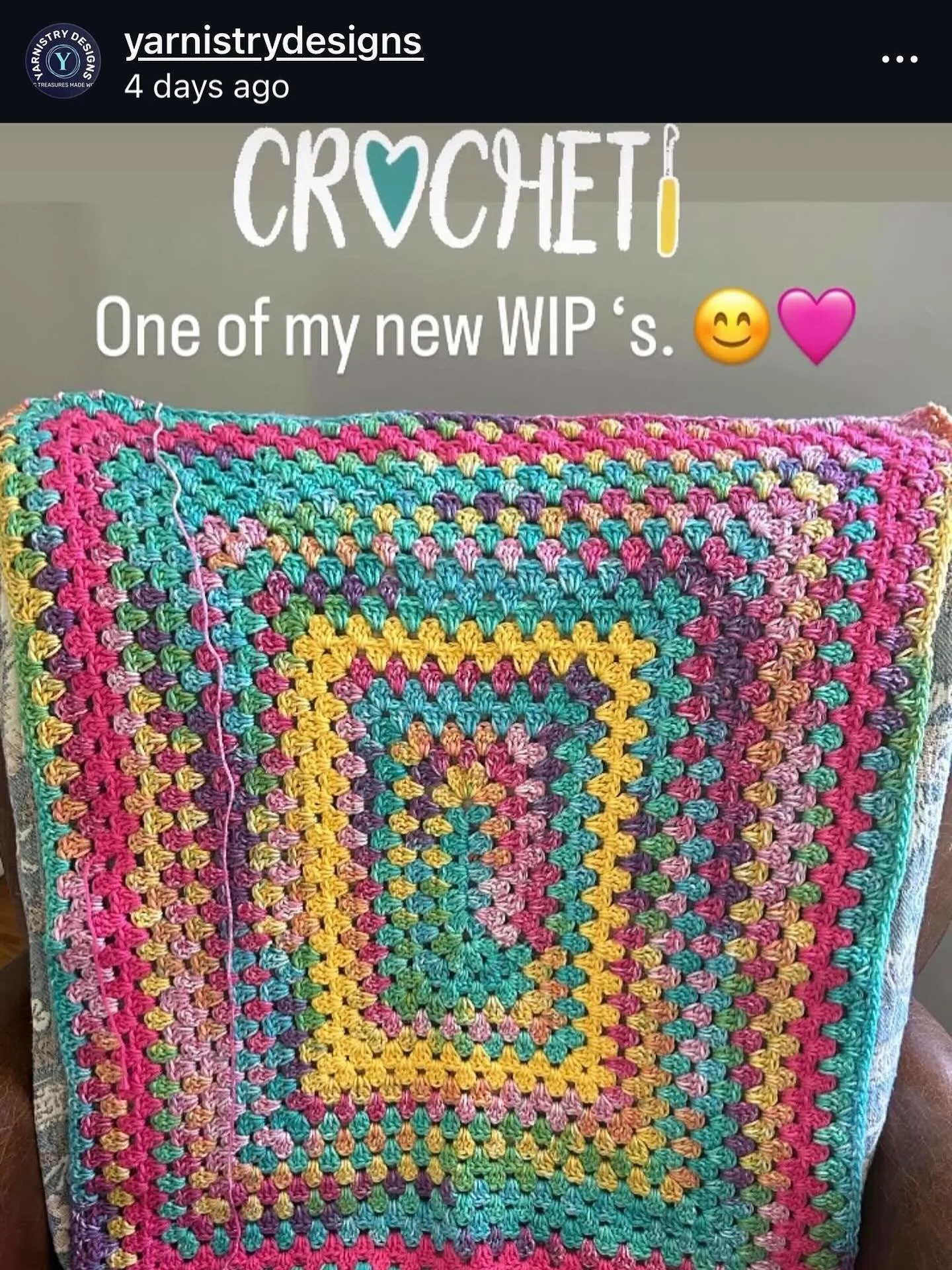 🧶 Today I&rsquo;m posting the beautiful work done by my lovely friend on her birthday!! It&rsquo;s crazy how - when we want to, when we CHOOSE to - we can make friends and grow a community that is full of strength, support, and joy. My birthday frie