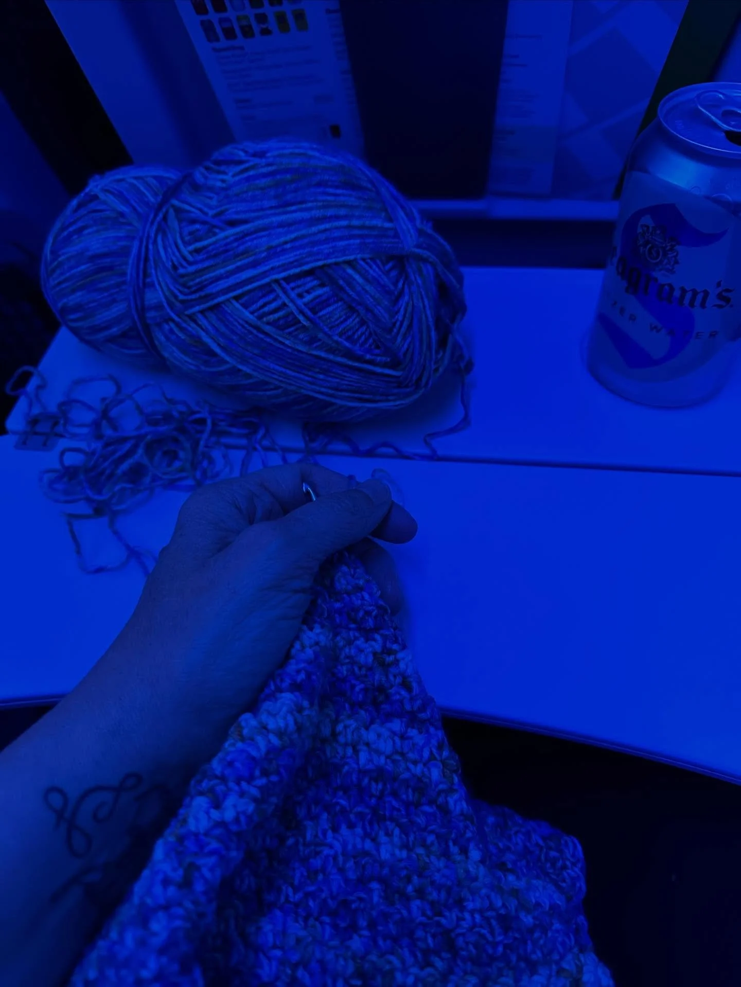🧶 Do you crochet everywhere?! I do. This was on the plane early this morning. I&rsquo;m working on a sweater for myself. I&rsquo;ll share a pic once done. I&rsquo;m finding great joy in making projects for me. Not to sell or duplicate. Just. For. Me