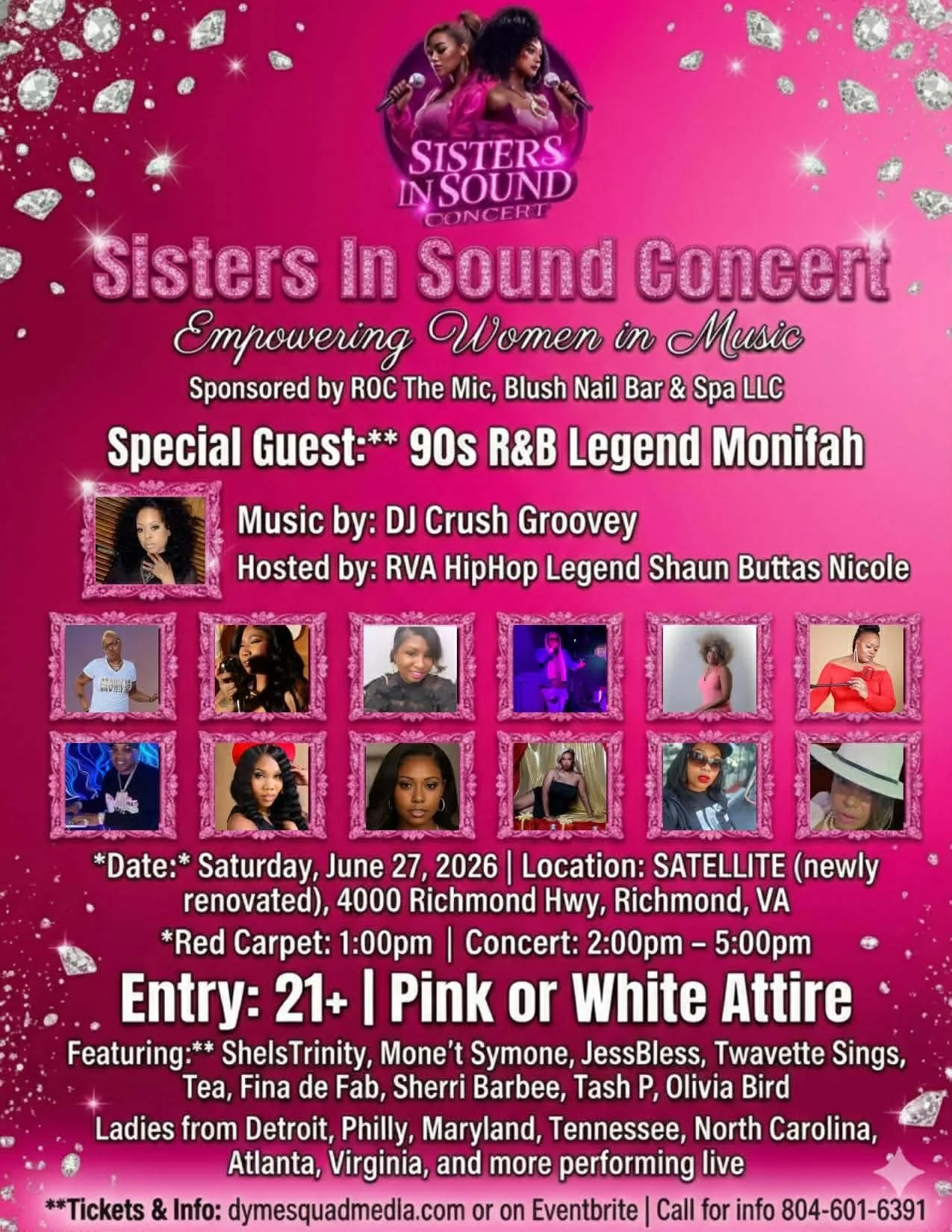 Sisters in Sound Concert June 27th Richmond VA 