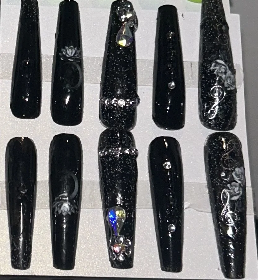 Black Bling Set