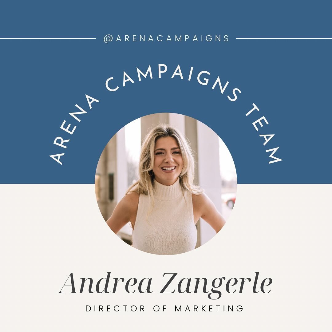 Here we grow! 🚀

We are SO excited to announce that @dre.z.227 has joined @arenacampaigns as Director of Marketing! Andrea brings a wealth of marketing and social media knowledge and experience to our firm and has already been such an asset in promo