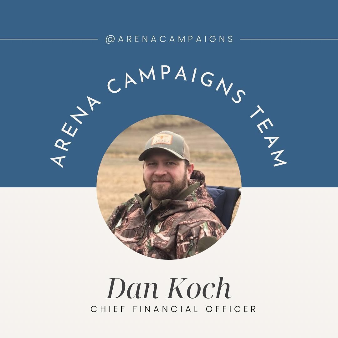 Today we are highlighting the man who keeps the spreadsheets organized, business growing, and everyone paid! 

Dan Koch serves as CFO of Arena Campaigns, bringing nearly two decades of leadership, organization, and financial expertise to serve our cl