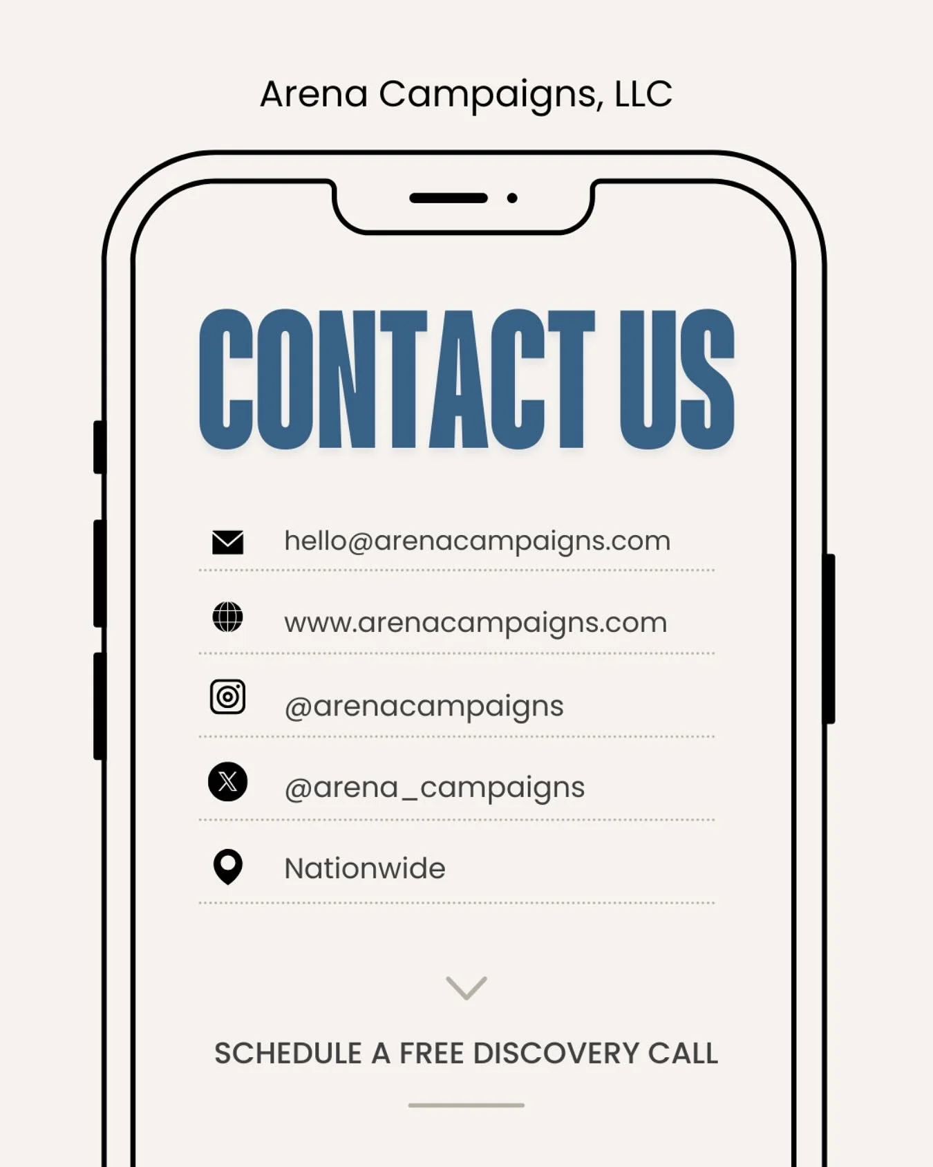 Arena Campaigns is now accepting new clients! 

Founded by award-winning political strategist Lane Koch, a national leader in grassroots mobilization and ballot access, Arena Campaigns brings over 20 years of campaign experience across 28 states, fro