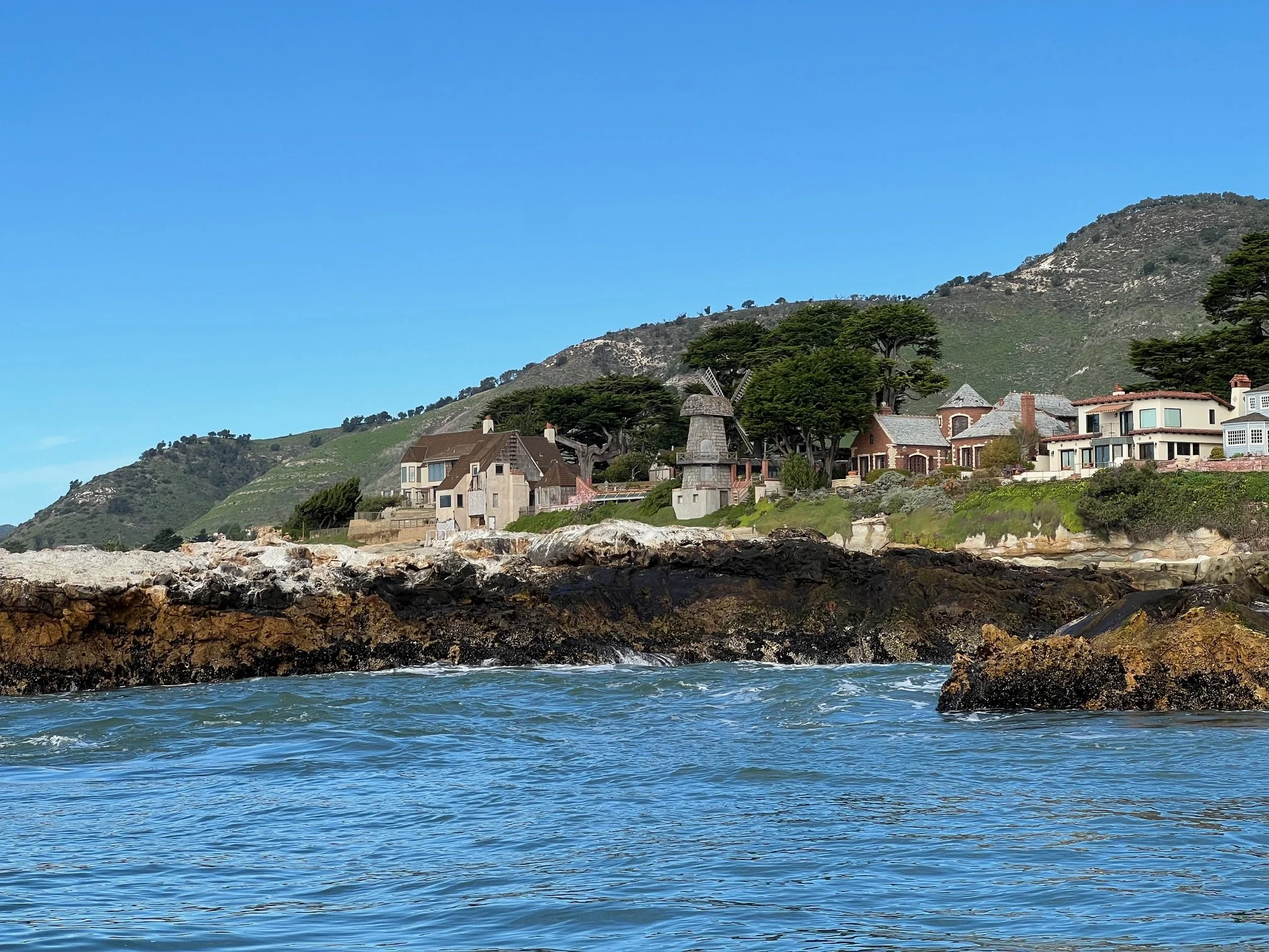 Chapman House from the ocean on our Harbor Tour