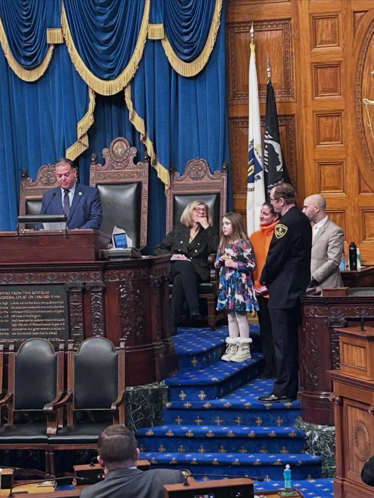Yesterday, the house honored Marianne Demetrion from Springfield, who was born premature, inspiring her to advocate for research and healthcare for children like her. She dreams of becoming a NICU doctor! My second kiddo was born premature, yet thriv
