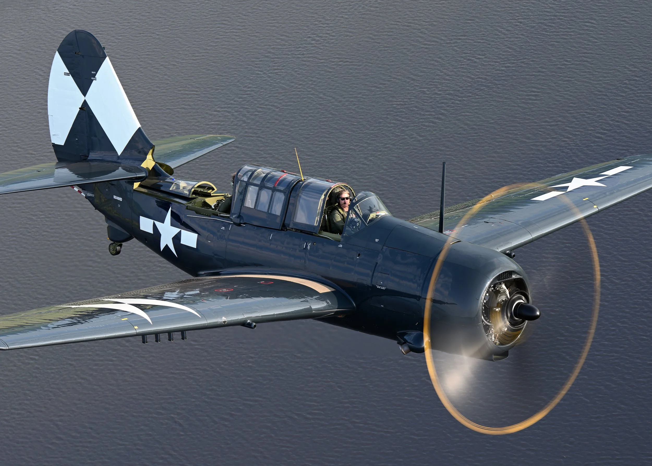 Airworthy SB2C Helldiver_Fagen Fighters WWII Museum