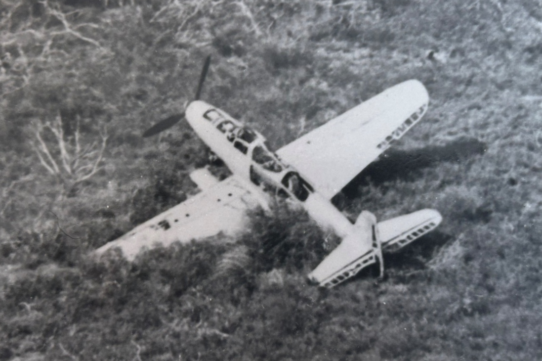 P-39 Airacobra stranded in Austrailia