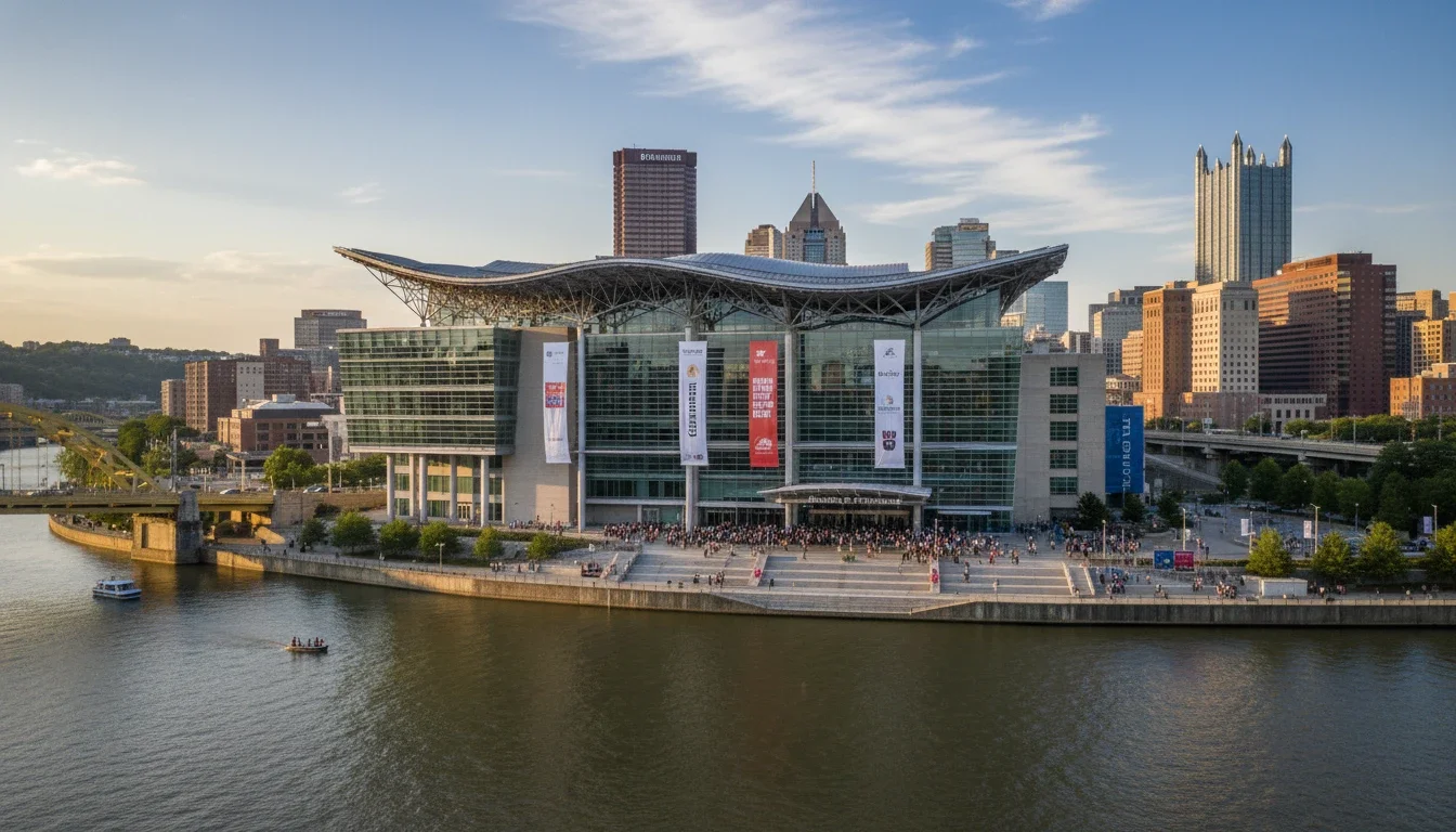 The David L. Lawrence Convention Center hosts dozens of major conventions, trade shows, and expos throughout the year