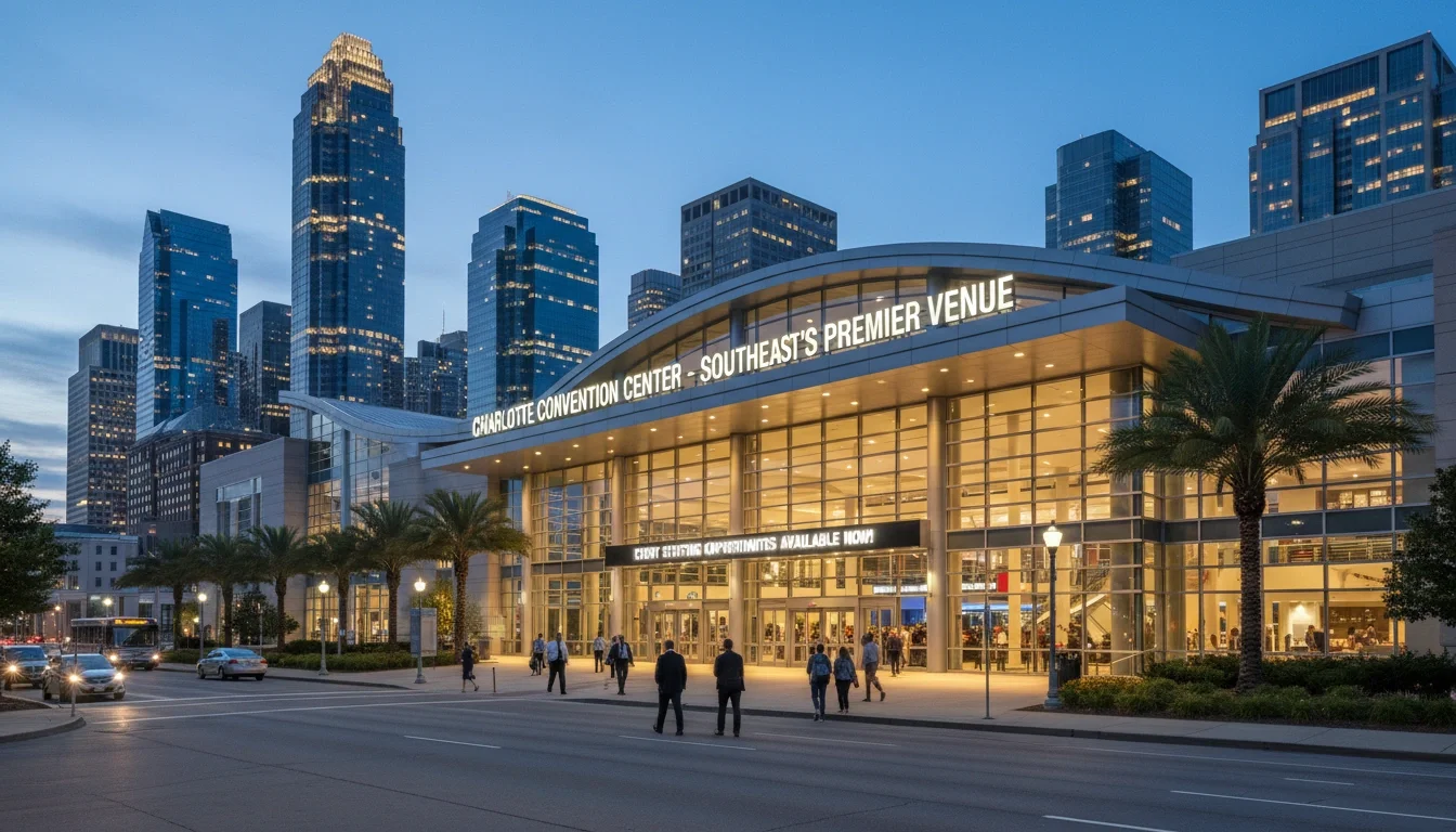 Charlotte Convention Center trade show event staffing