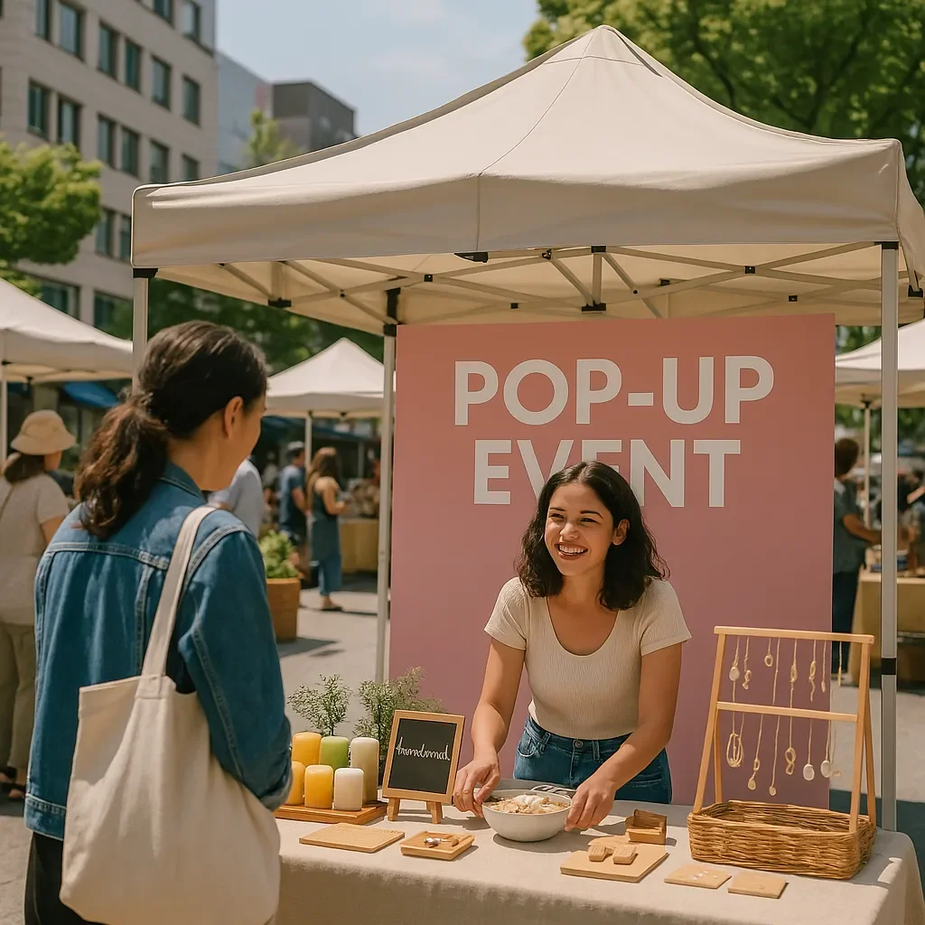 small business pop up event