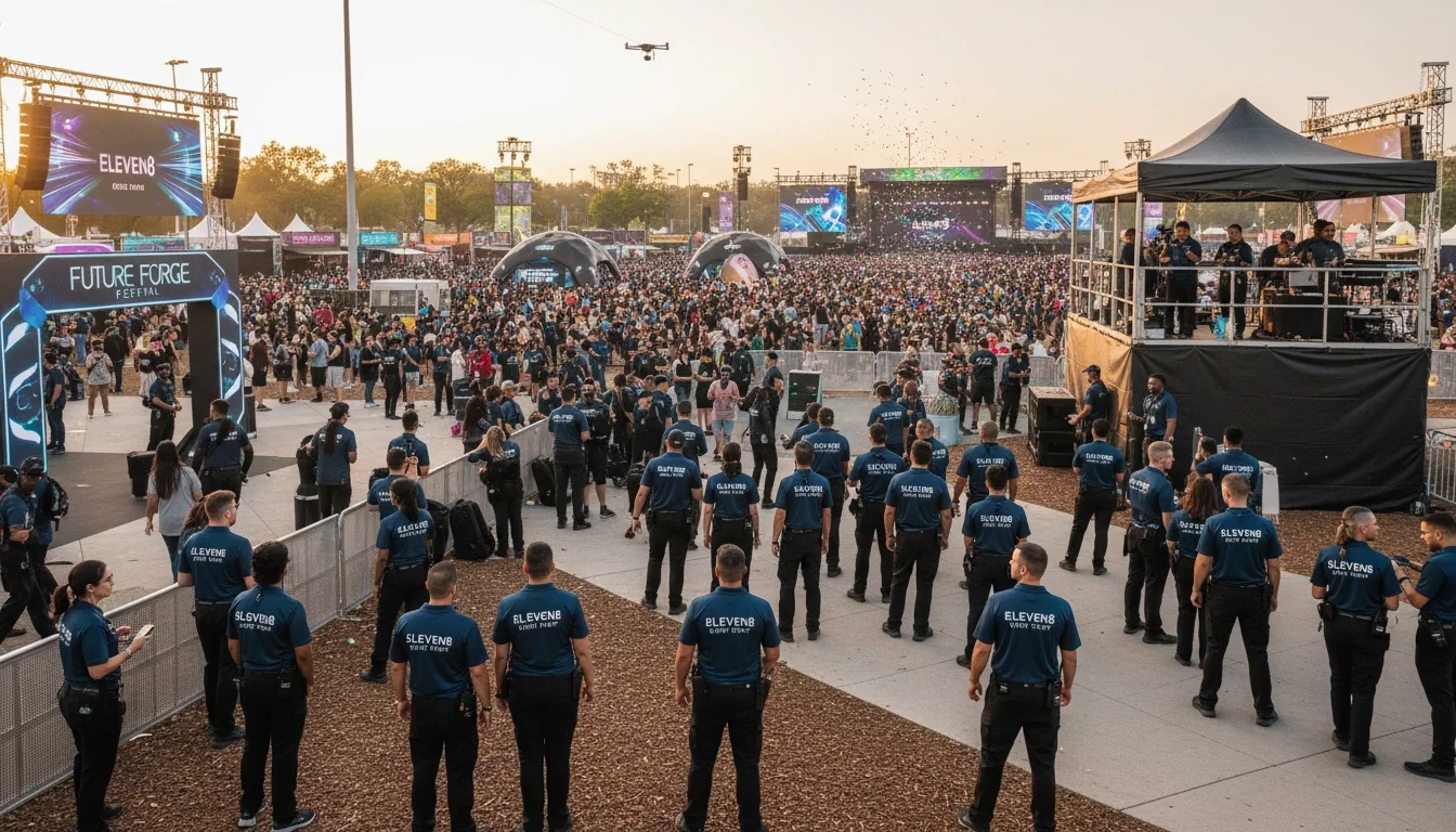 Eleven8 event staff team at large event activation nationwide