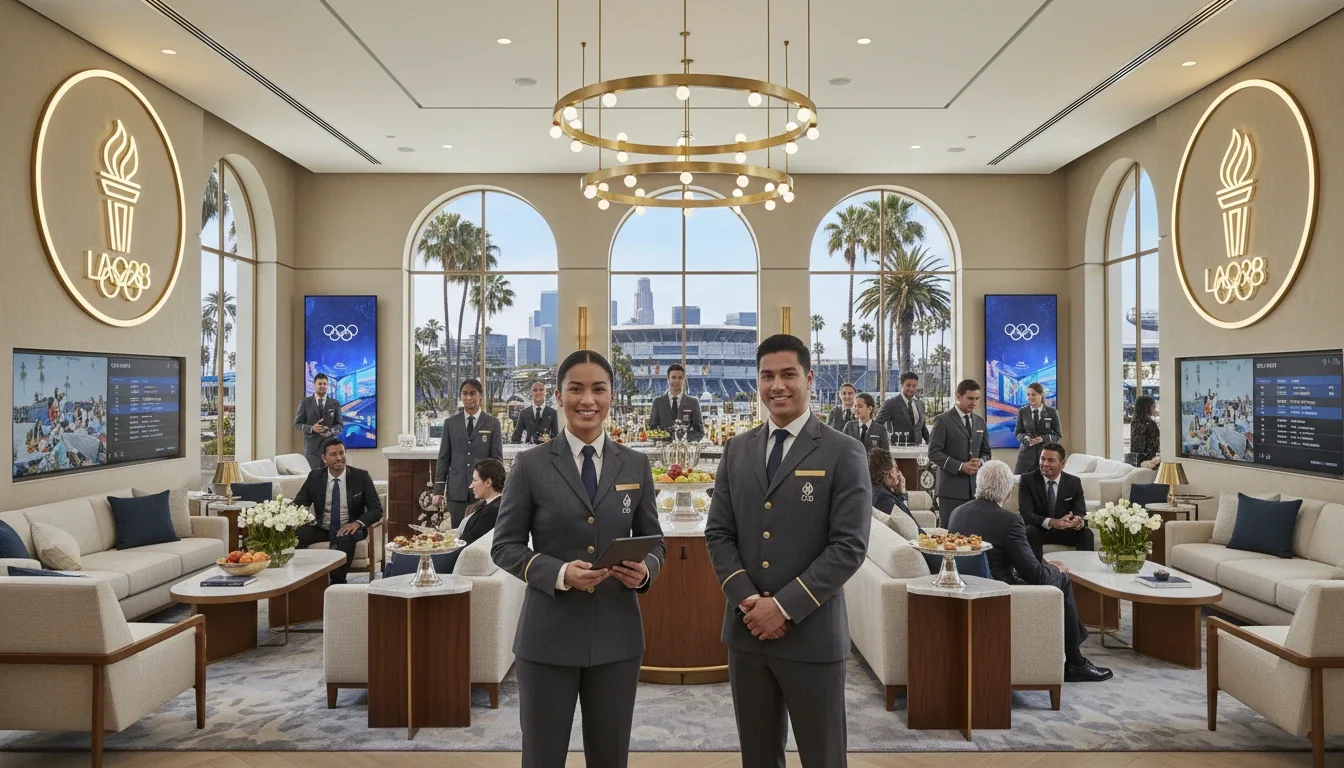 Olympic Hospitality Staffing: How to Run a VIP Suite or Sponsor Lounge at LA 2028
