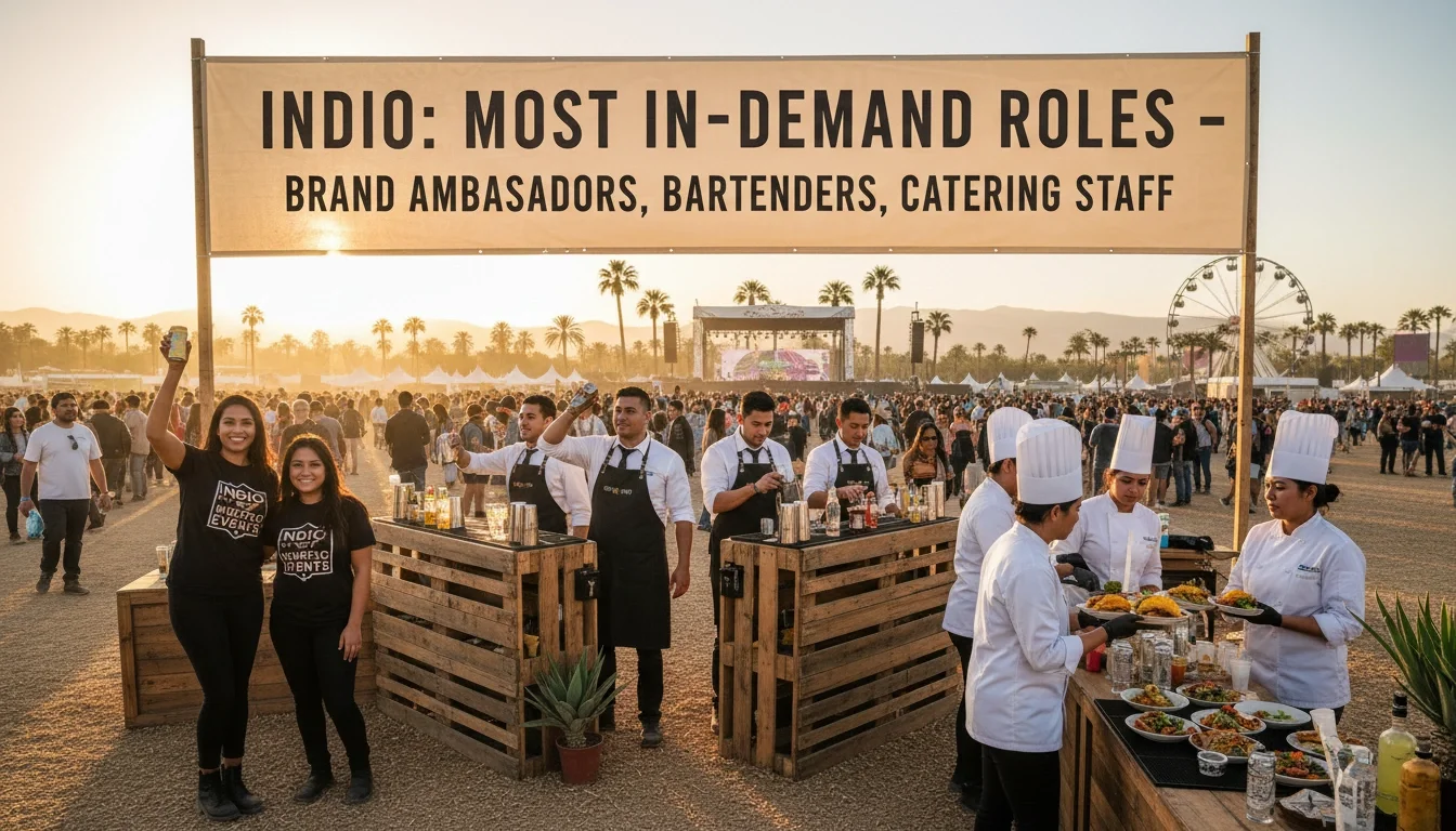 Event Staff Jobs in Indio, CA: How to Get Hired Through an Agency