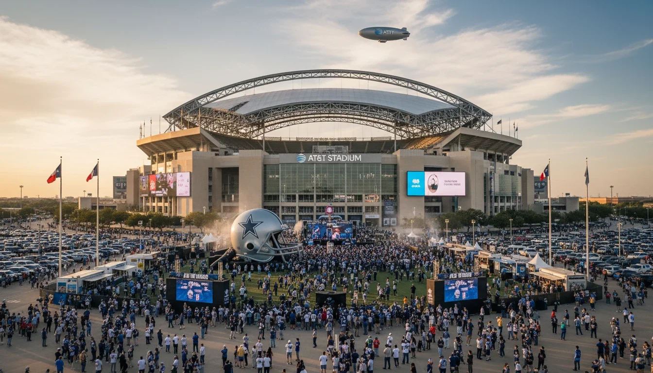 AT&T Stadium Arlington Texas event promotional staffing brand activation Cowboys