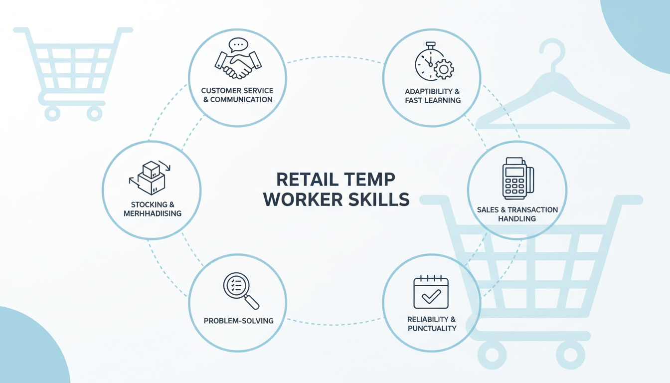 Top skills retail temp workers need to book more gigs consistently