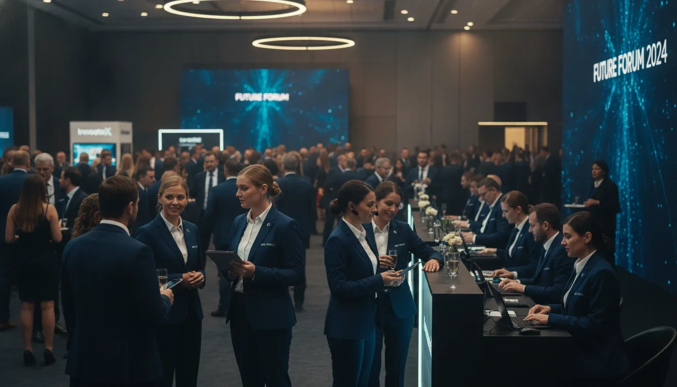 Event staffing agency booking process overview for corporate events